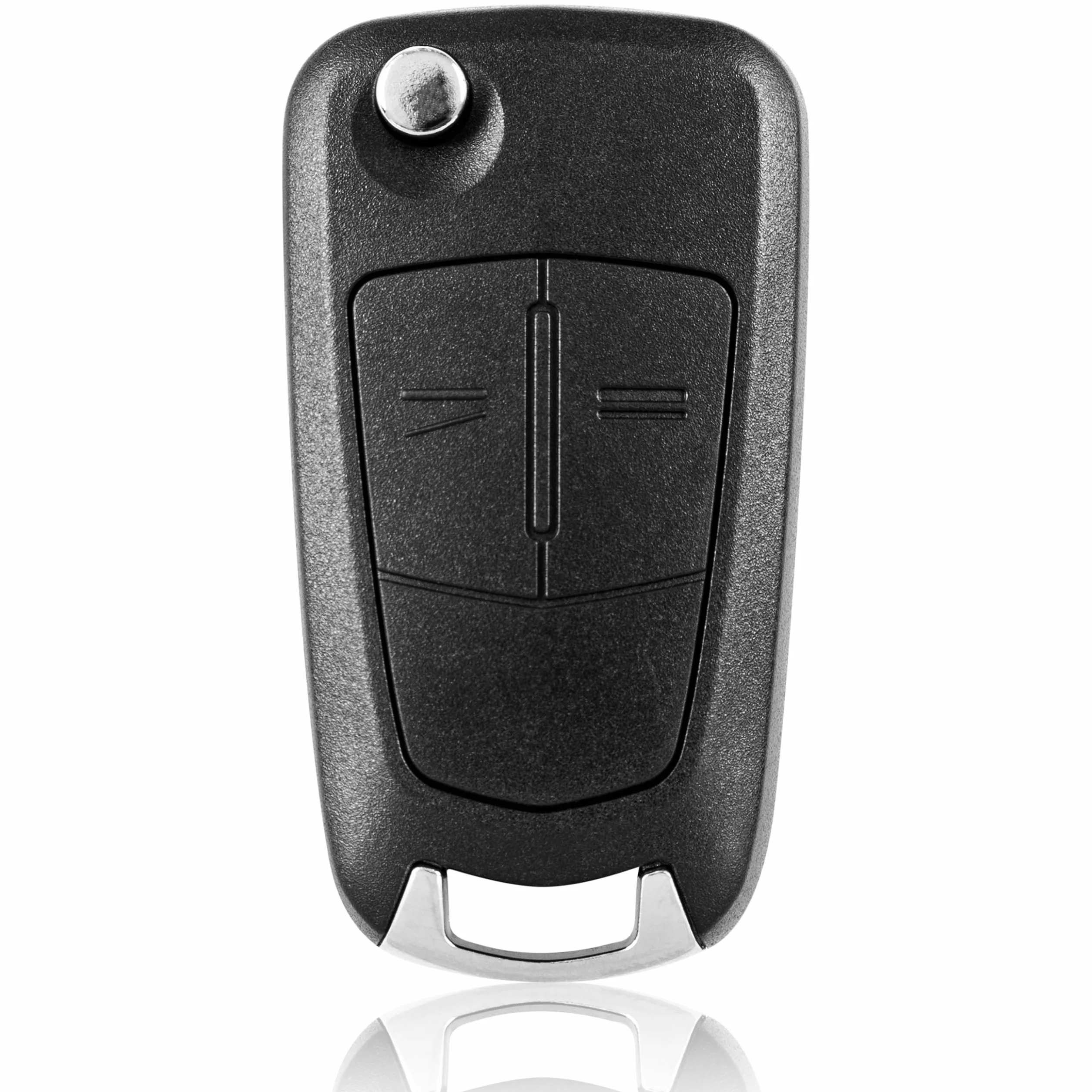 FINTERRY Obudowa Kluczyka Samochodowego do Opel – Etui 2 Przyciski z Mechanizmem Składanym do Opel Corsa D Astra H Vectra C Tigra B Zafira B Signum Combo Meriva A Antara – Obudowa Zamienna