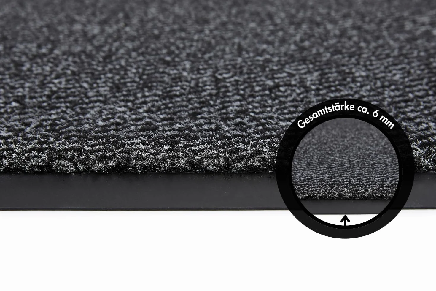 andiamo Wycieraczka Premium Easy wycieraczka do drzwi wycieraczka do wnętrz i zadaszonych obszarów na zewnątrz z antypoślizgowym spodem, 40 x 60 cm, brązowa