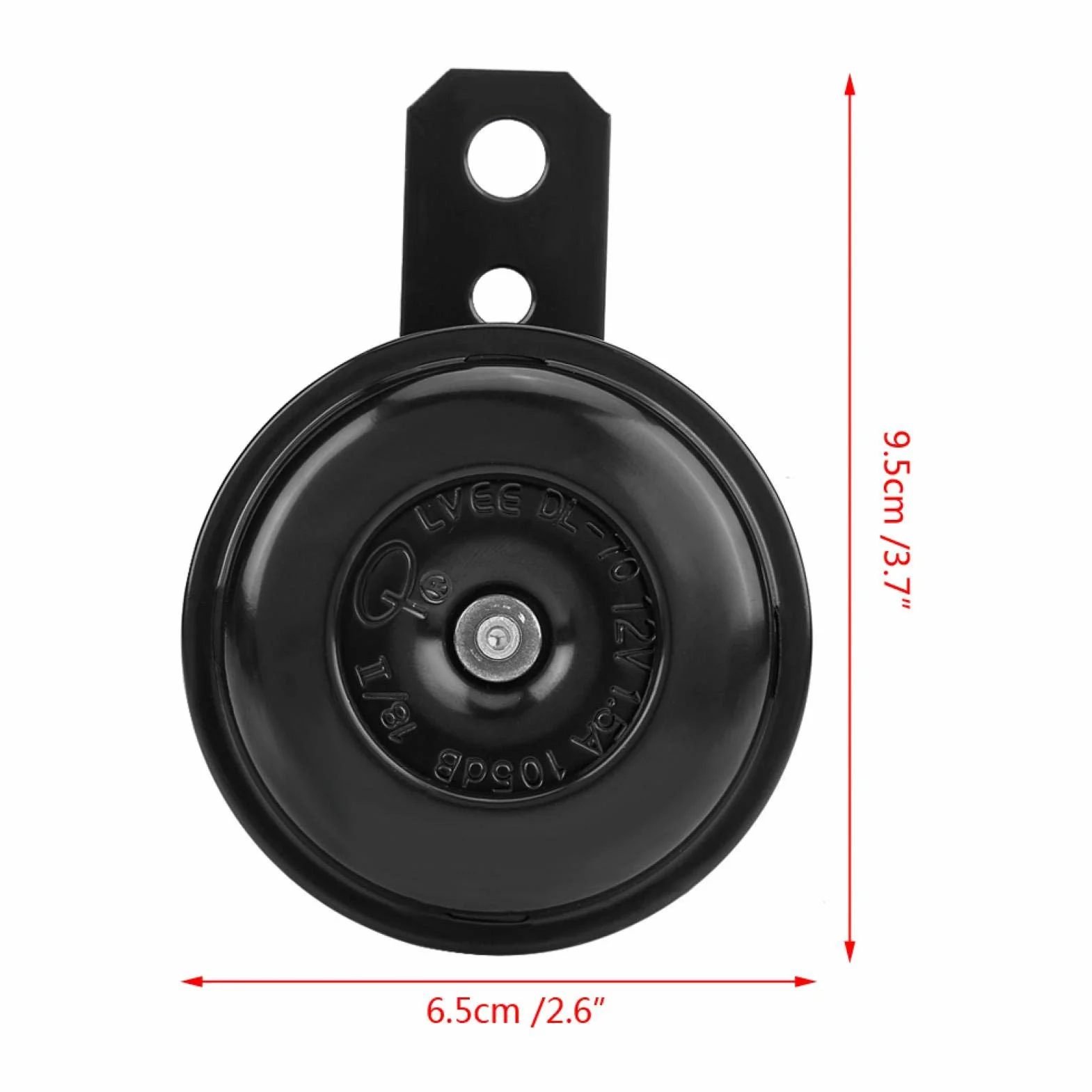 Róg motocyklowy, Fydun Universal Motorcycle Round Speaker Wodoodporny elektryczny róg do skutera Motorower Dirt Bike
