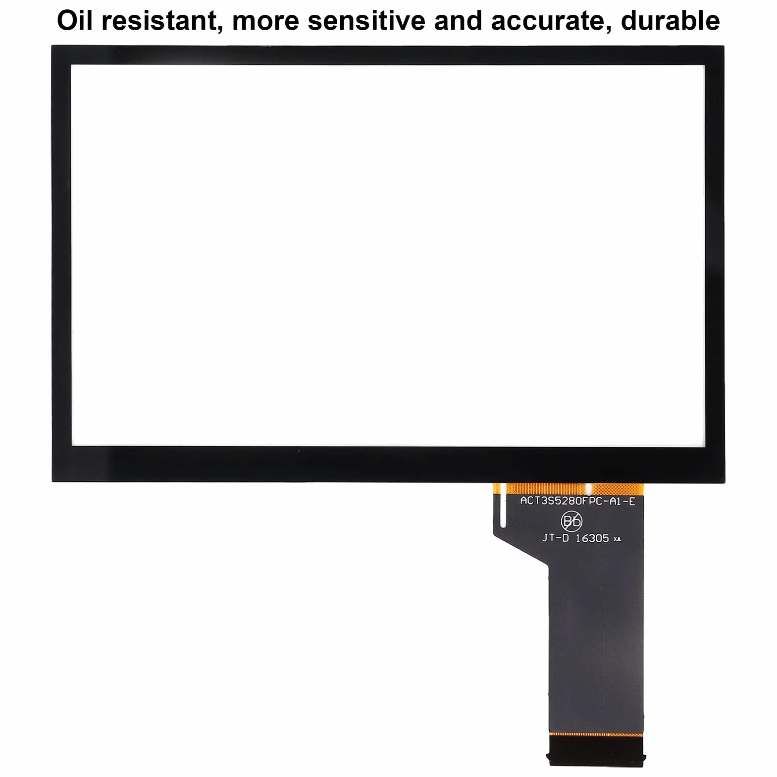 Ekran Dotykowy Nawigacji dla MIB, Samochodowy Ekran Dotykowy LCD Digitizer CD DVD Wymiana Ekranu Dotykowego, TDO WVGA0633F00039, TDO WVGA0633F00045