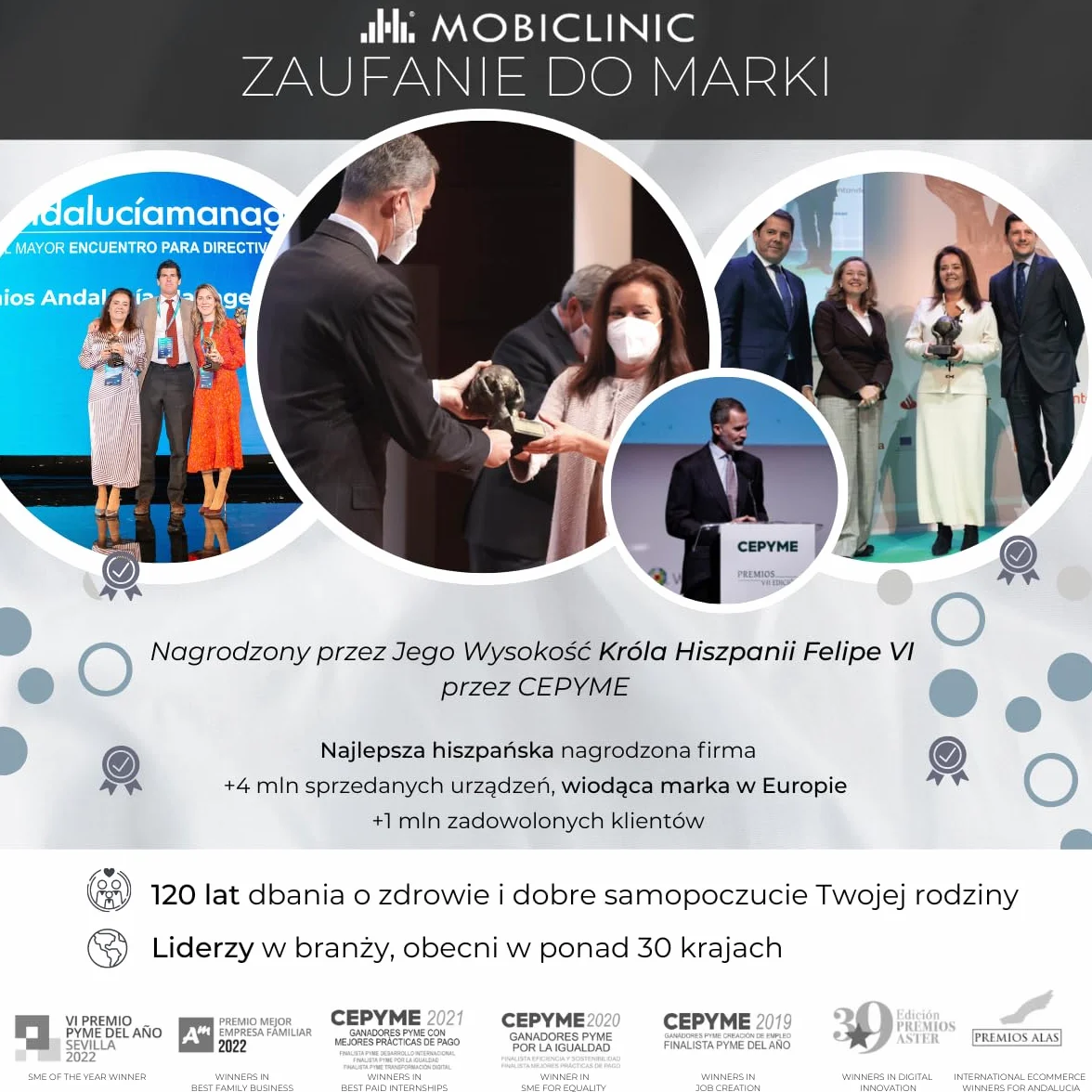 Mobiclinic Mezquita Chodzik Składany Aluminium