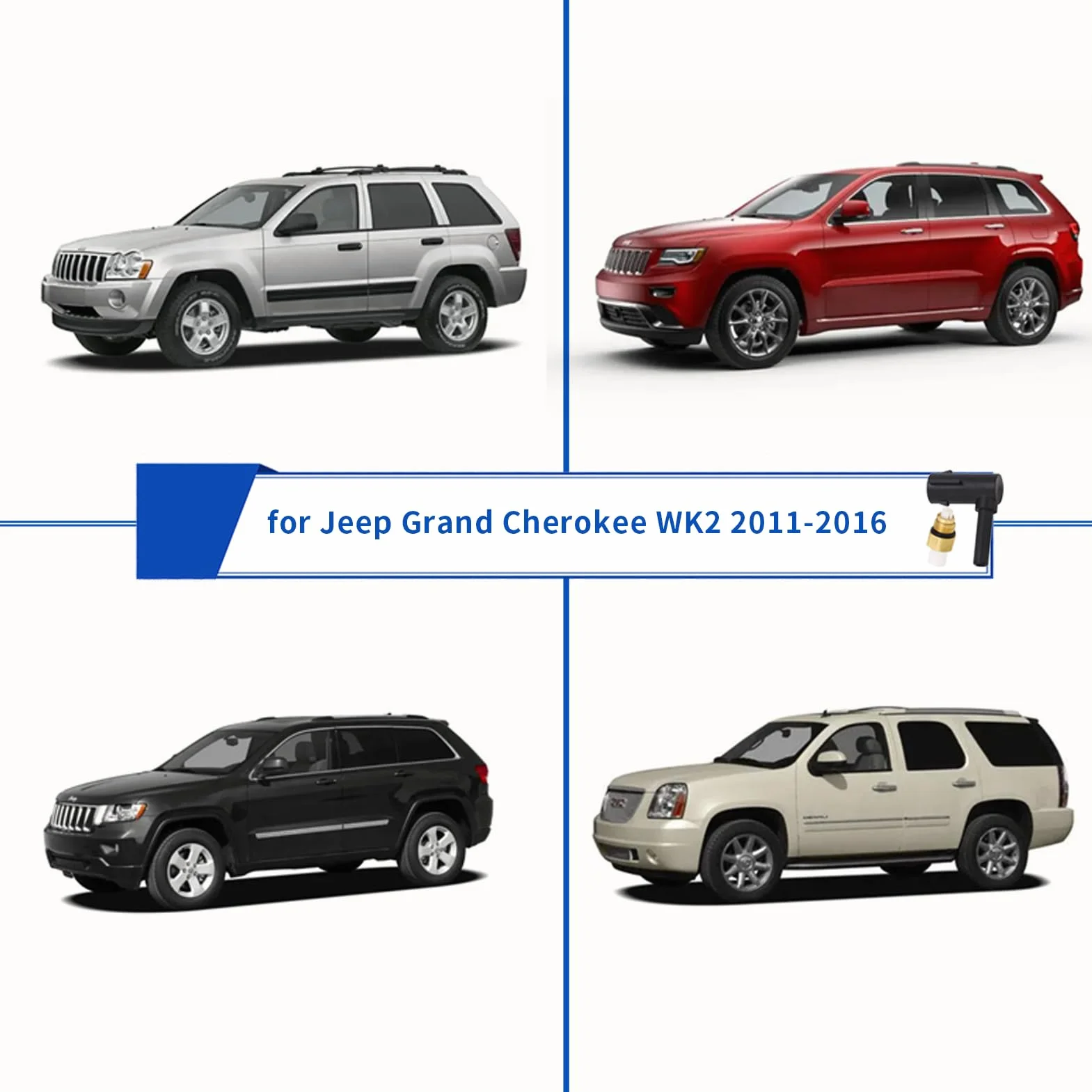 Zestaw Naprawczy Kolanka Zawieszenia Pneumatycznego, Zestaw Naprawczy Zaworu Zawieszenia, do WK2 2011-2016 JWK2-A210-ADFU, do 68029902AE 68080194AA...