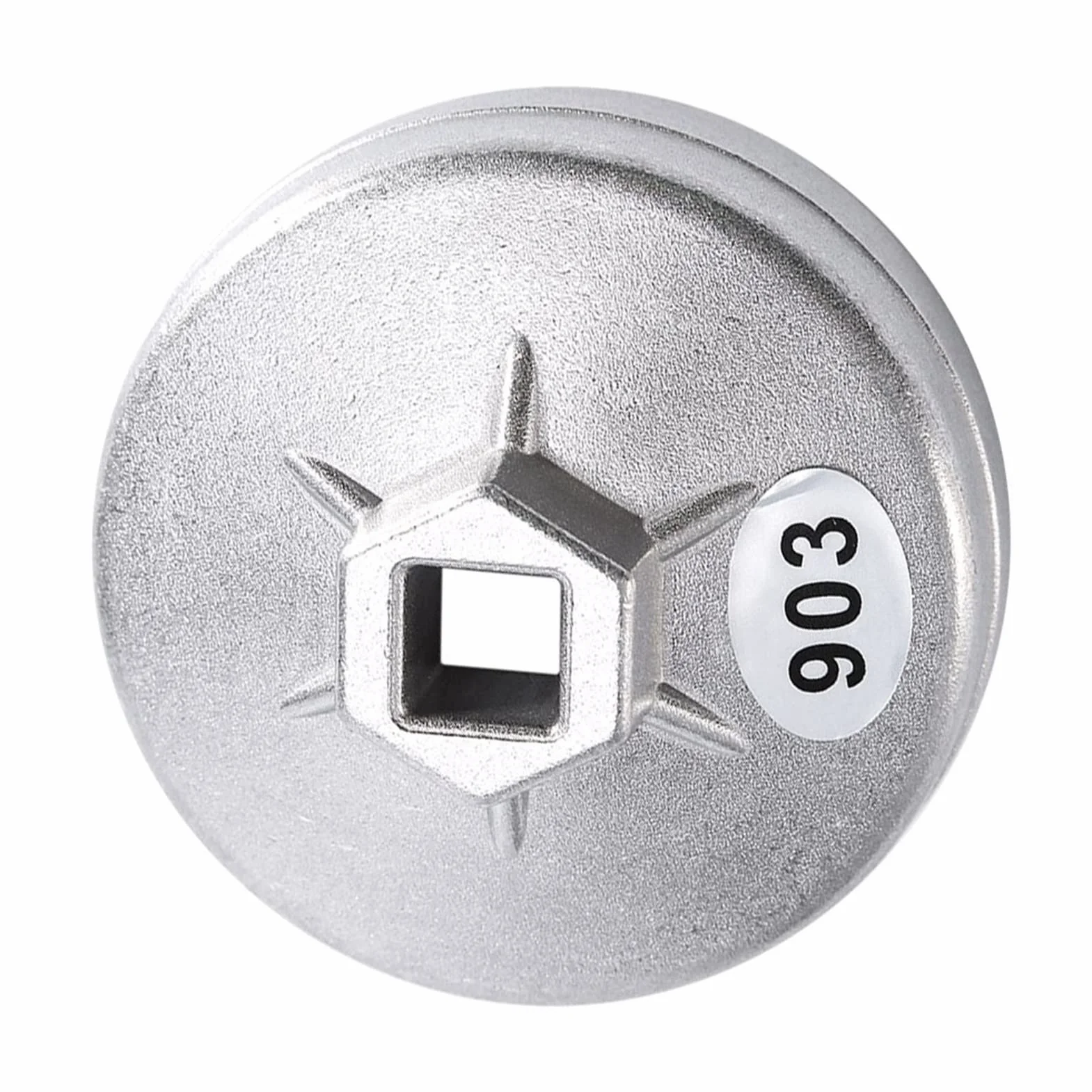 Tbest 74mm 14-ostrzowy Aluminiowy Klucz do Filtra Narzędzie do Usuwania Nasadek Premium Trwałe Akcesoria do Naprawy Samochodów do Pojazdów Kolor Srebrny 1 Sztuka