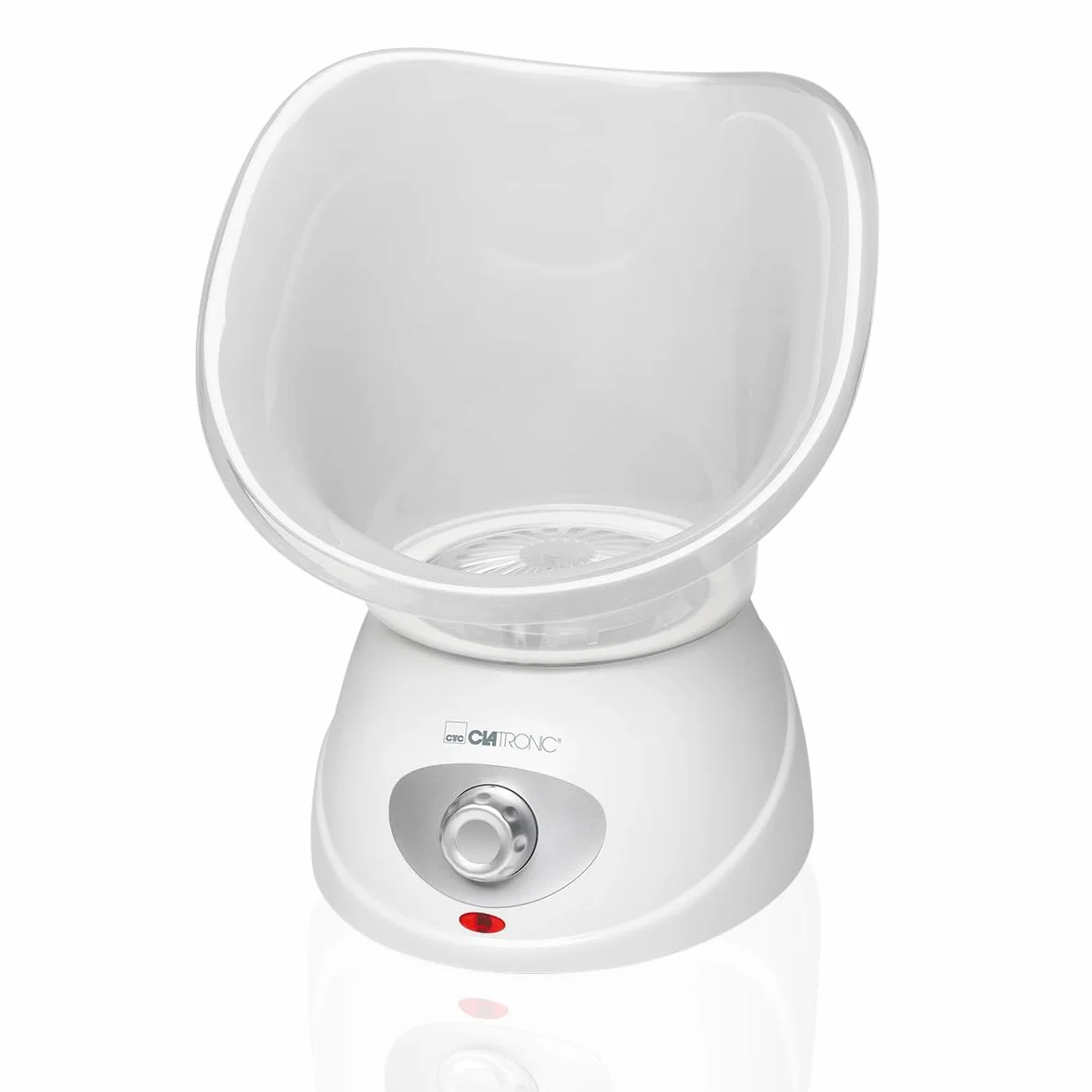 Clatronic GS 3656 Sauna do Twarzy z Inhalatorem i Nasadką Aromatyczną, Biały