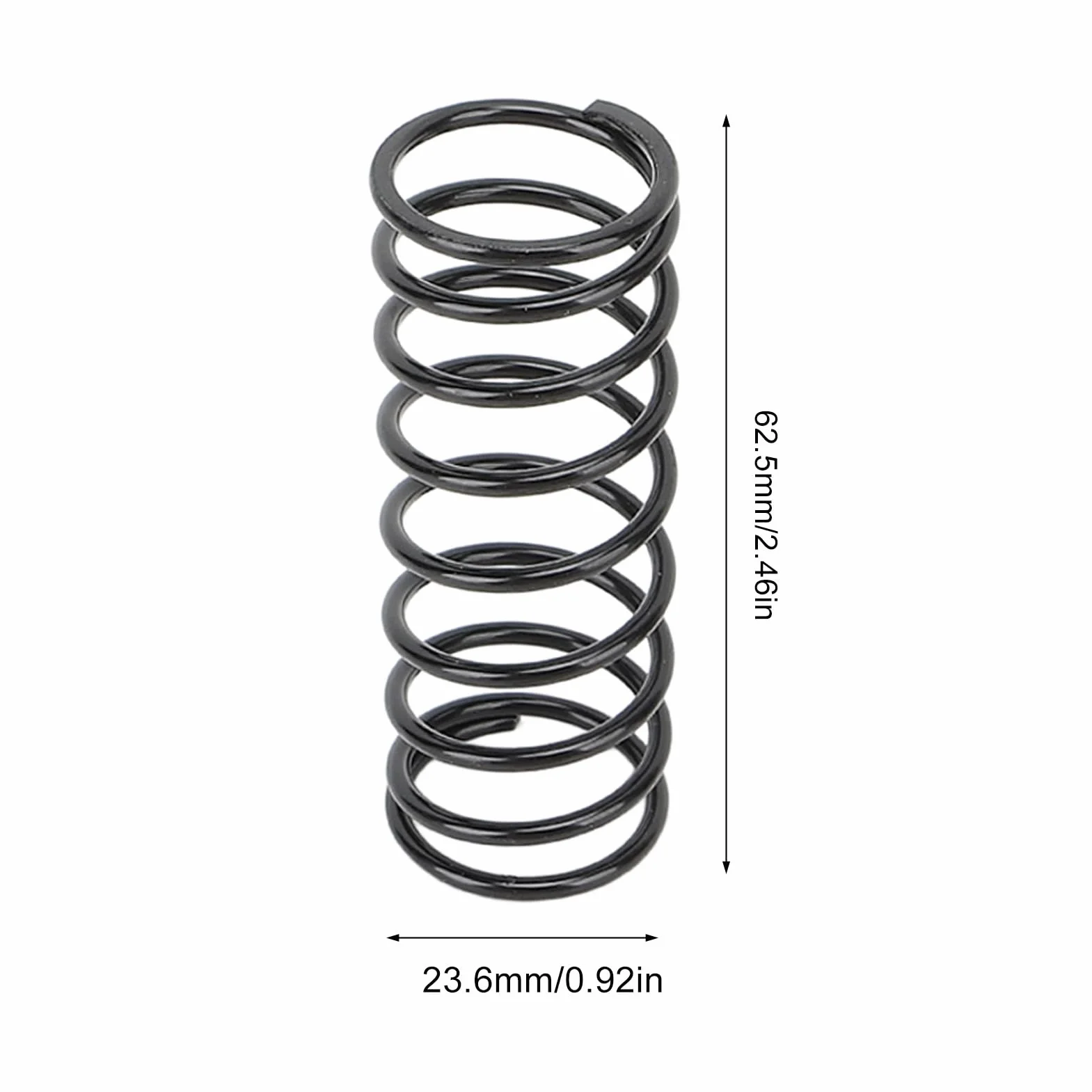 KIMISS Zestaw Sprężyn Powrotnych Podpórki Motocyklowej Metalowa Czarna do Logitech G25 G27 G29 G920 Racing Wheel Pedał Hamulca