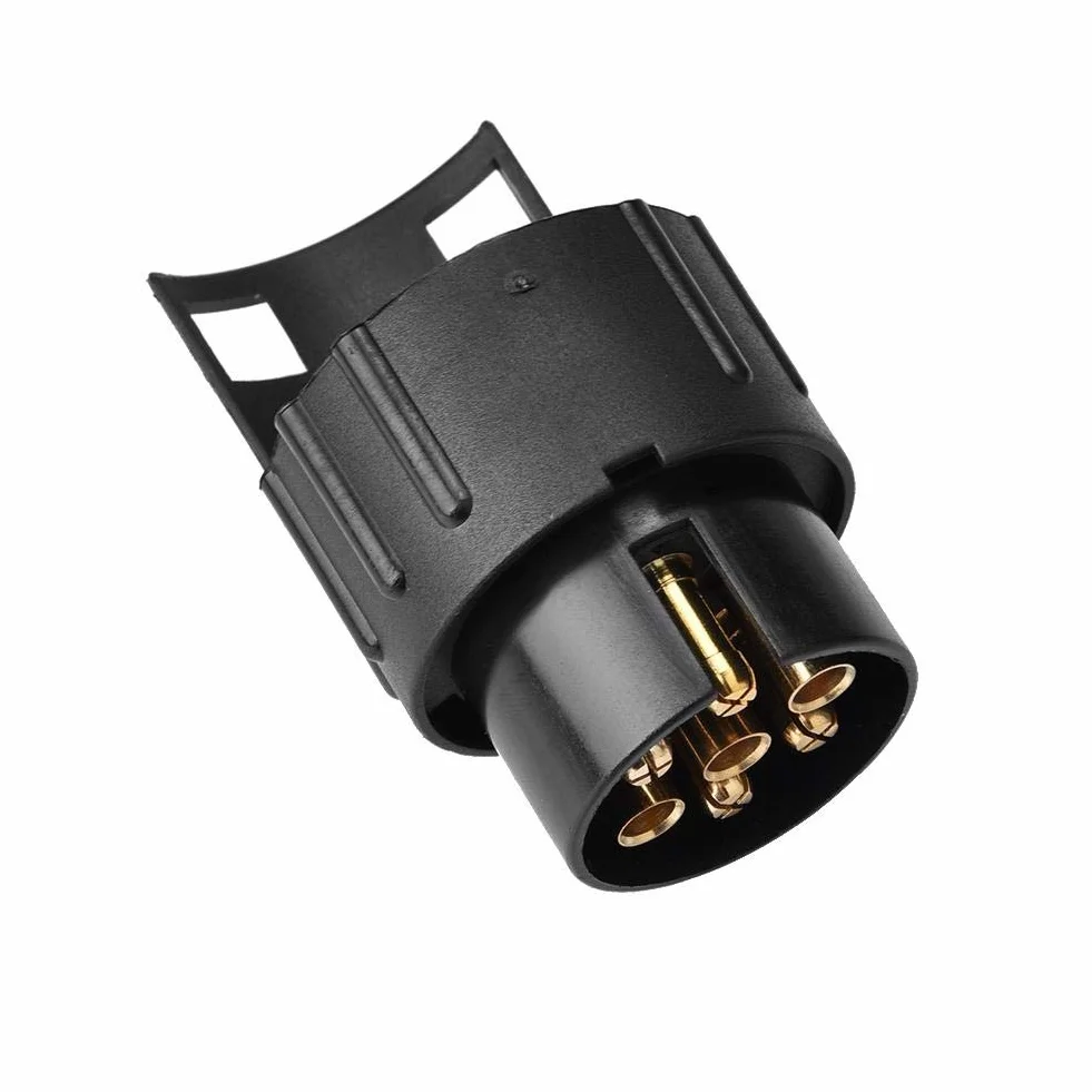 Trailer Plug adapter, 12 V 7 pinów do 13 pinów N & S Trailer Socket Adapter wtyczka konwerter przyłącze do przyczepy kempingowej