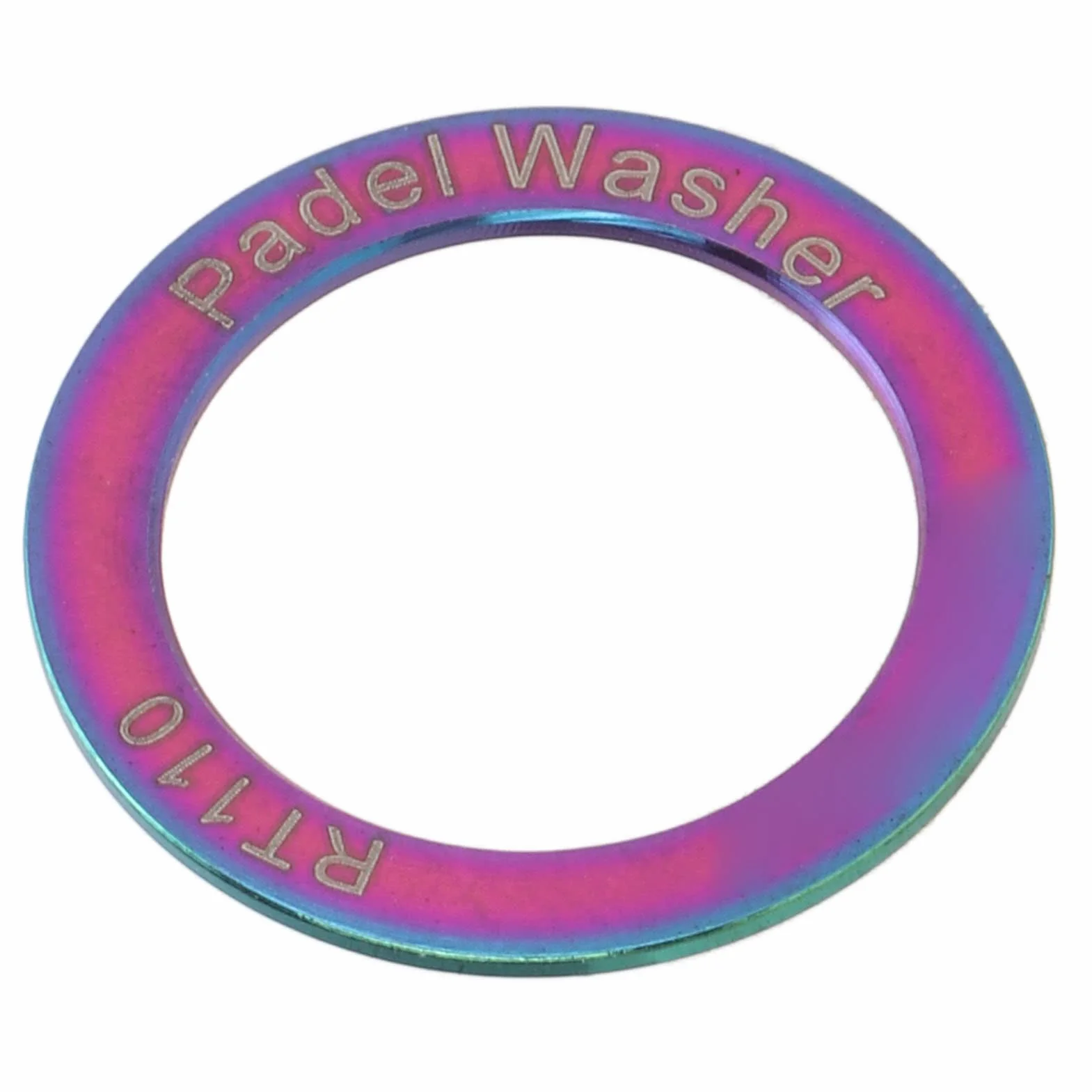 2 Szt. Podkładki Pedałów Rowerowych Podkładki Pedałów Rowerowych ze Stopu Tytanu Rozszerzona Uszczelka Pedałów(Oślepiający)