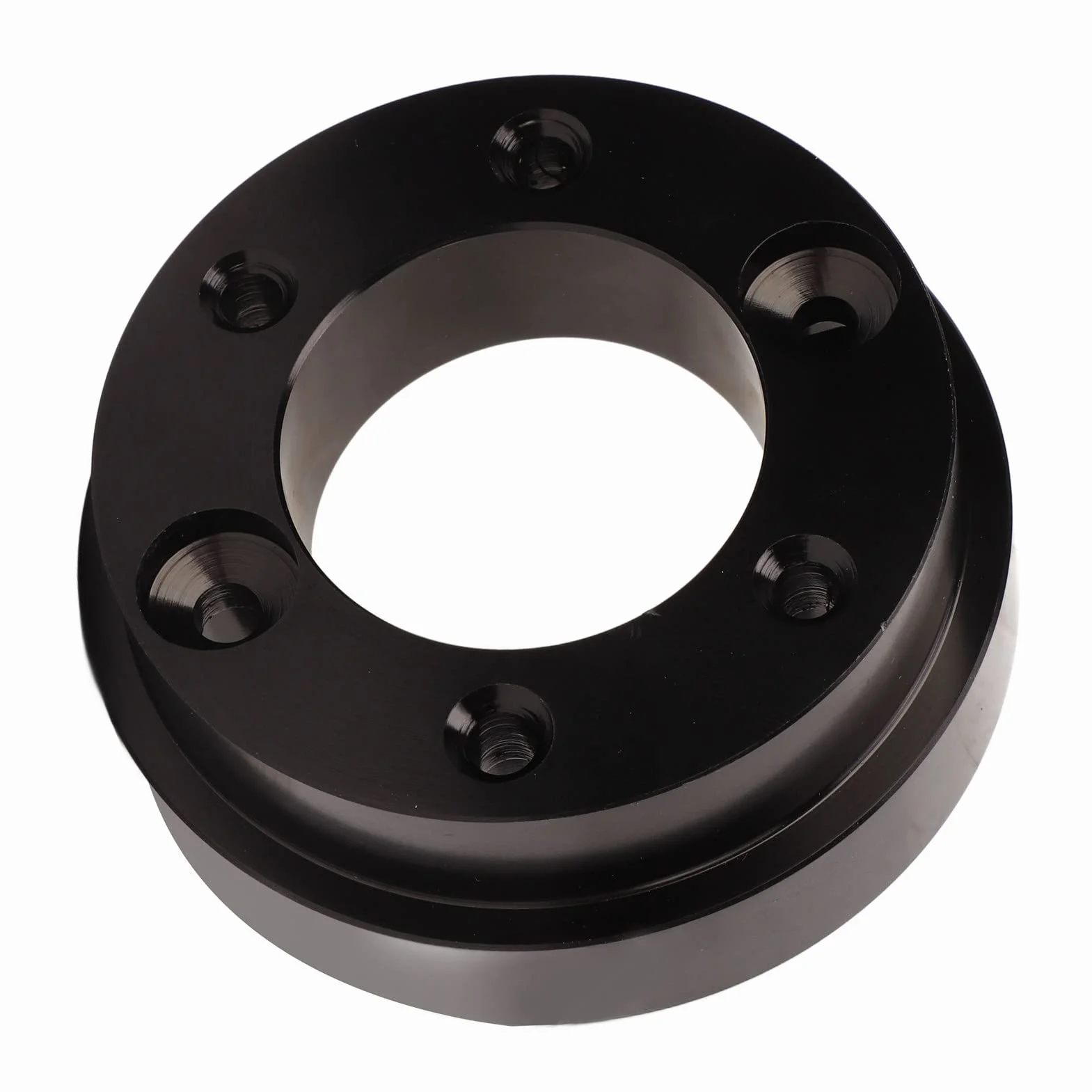 Adapter Piasty Kierownicy 70 Mm, Adapter Kierownicy ze Stopu Aluminium z 6 śrubami i 2 Kluczami Sześciokątnymi Montaż Samochodu CNC do G25 G27 G29 G920 13 14 Cali, Zestaw Szybkiego