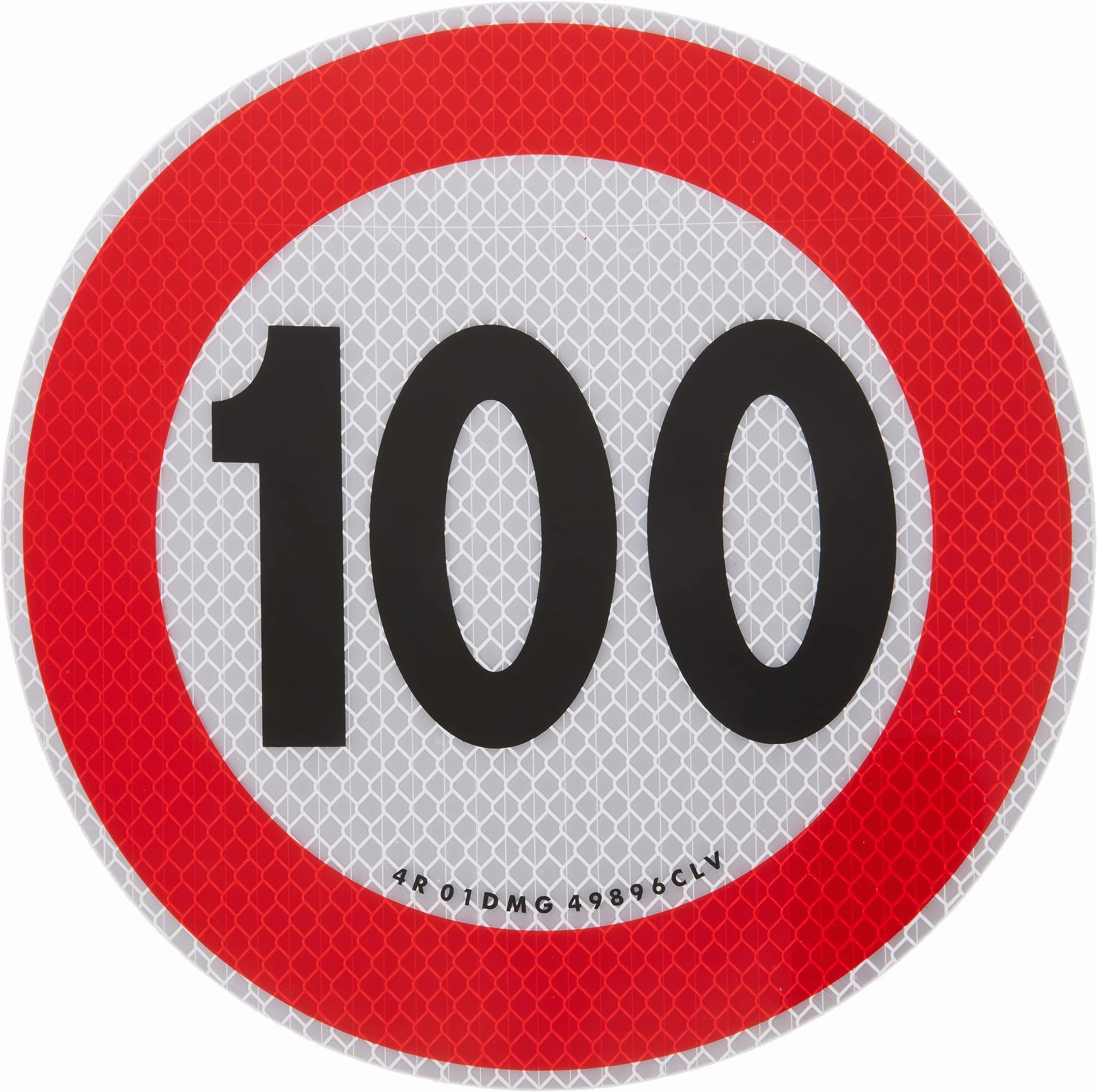 4R Quattroerre.it 1545/100 Samoprzylepne Ograniczenie Prędkości 100 km/h Zatwierdzone przez UE