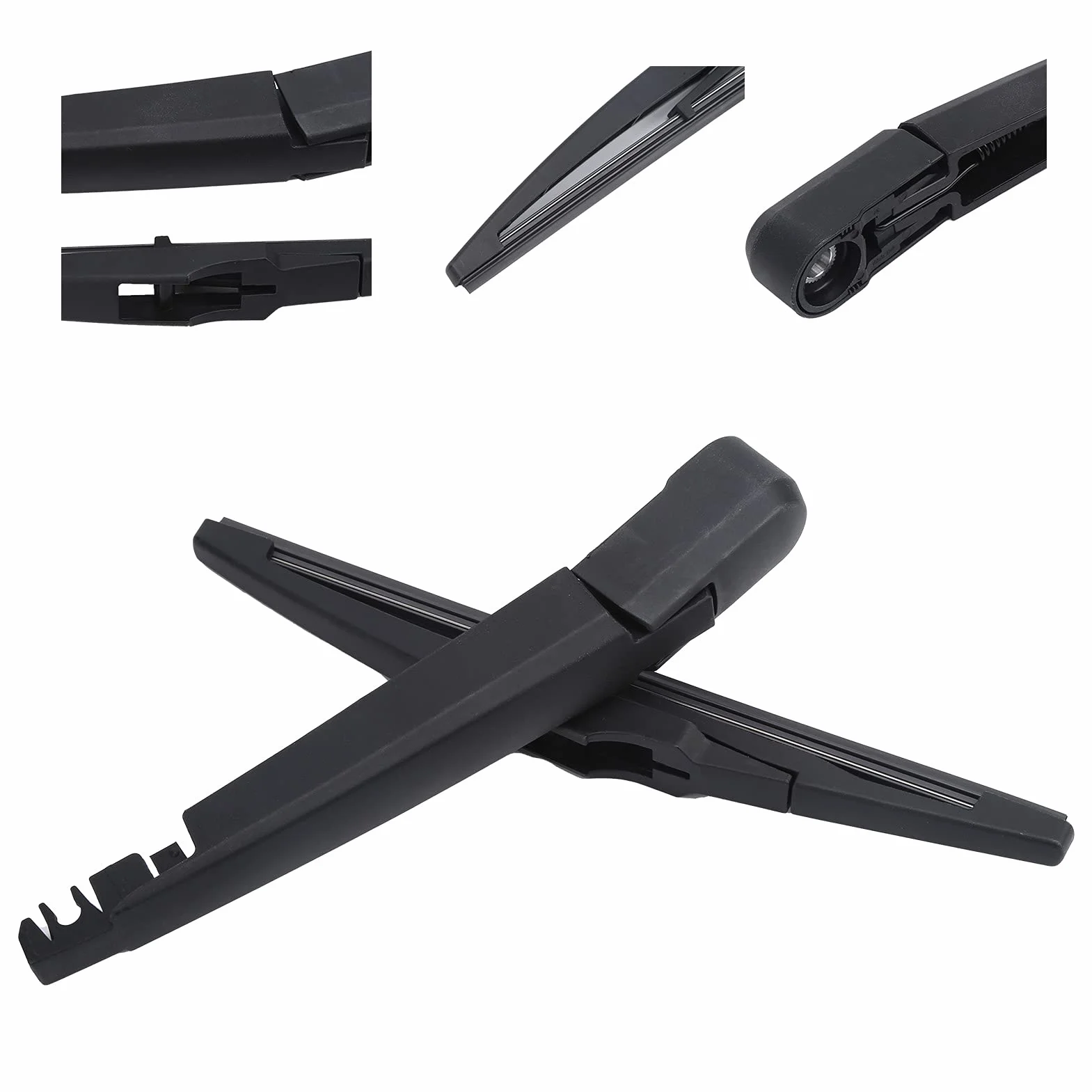 Akozon 2PCS Tylna Wiper Arm & Blade 1273094 for Astra J 2009-2017 - Precision Fit Guma Wymiana Przednia Przedniej