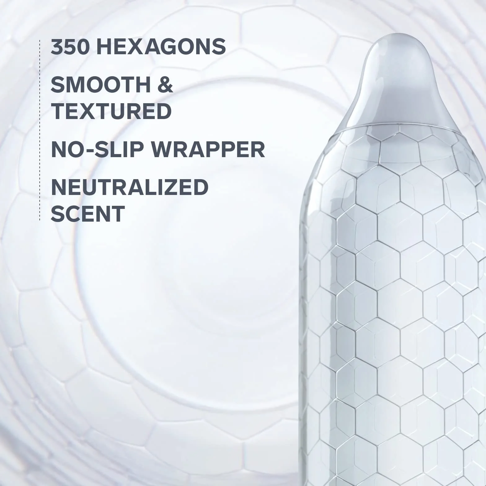 LELO HEX Oryginalne prezerwatywy cienkie o zwiększonej wytrzymałości 0,045 mm 54 mm 36 sztuk