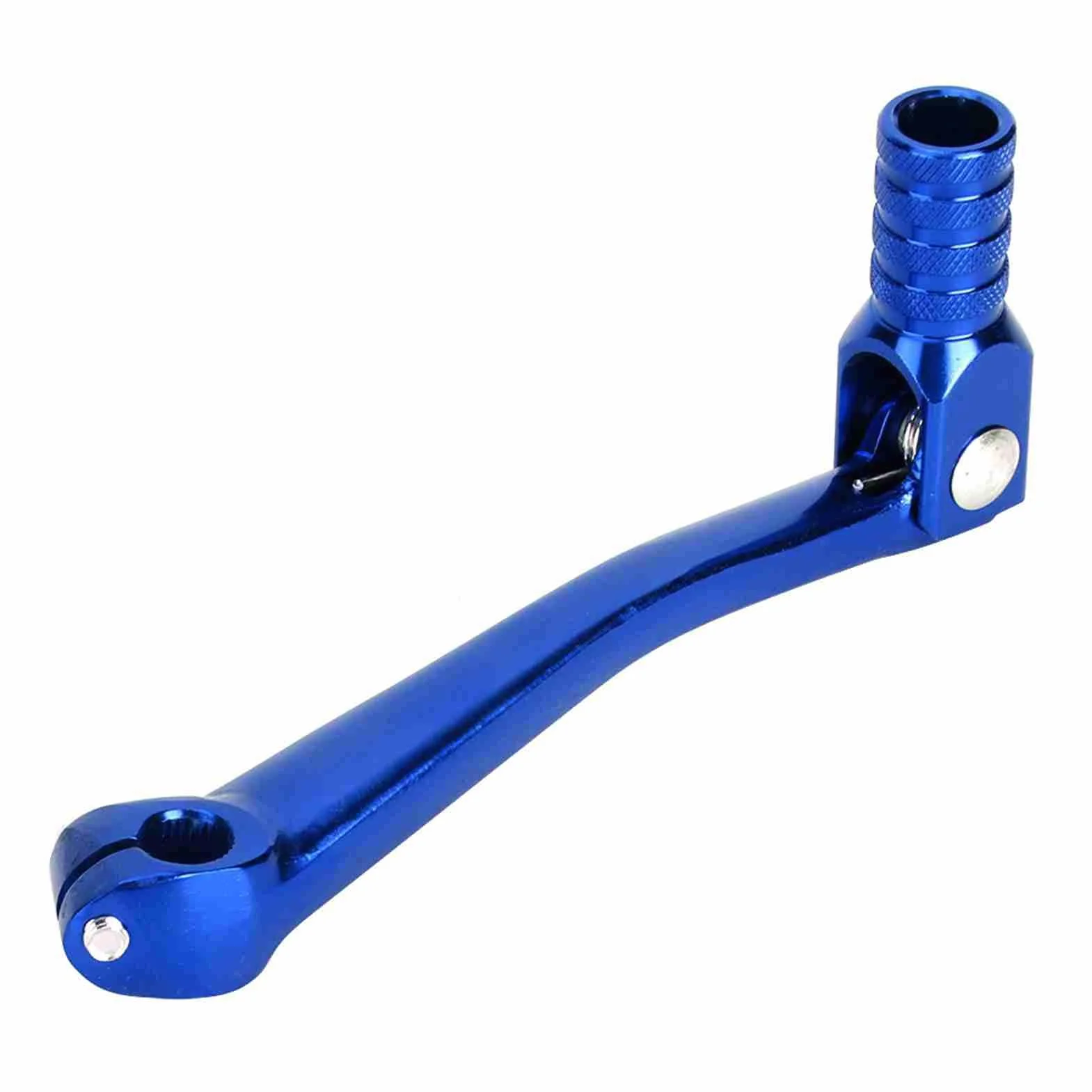 Motocykl Kickstart, Uniwersalna Dźwignia Zmiany Biegów Motocykla Złota, Inne, Akcesoria do Modyfikacji Motocykli Dźwignia Zmiany Biegów ze Stopu Aluminium Cnc (czerwona) (BLUE)