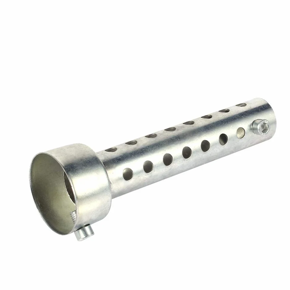 Tłumik motocyklowy DB Killer uniwersalny tłumik do motocykli DB Killer tłumik, wkładka do ścianki akustycznej, kolor srebrny (42 mm)
