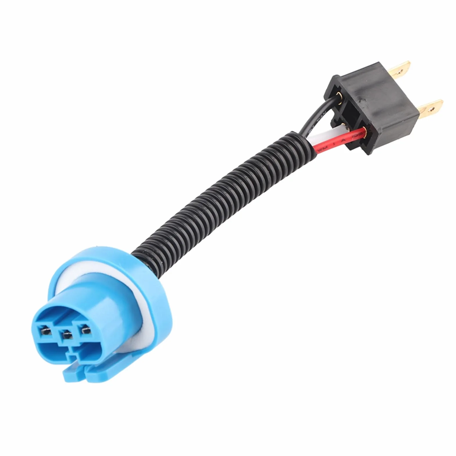 2 szt. 9007 męski na żeński H4 wtyczka reflektora kabel do konwersji złącza przewodów adapter wiązka przewodów reflektorów