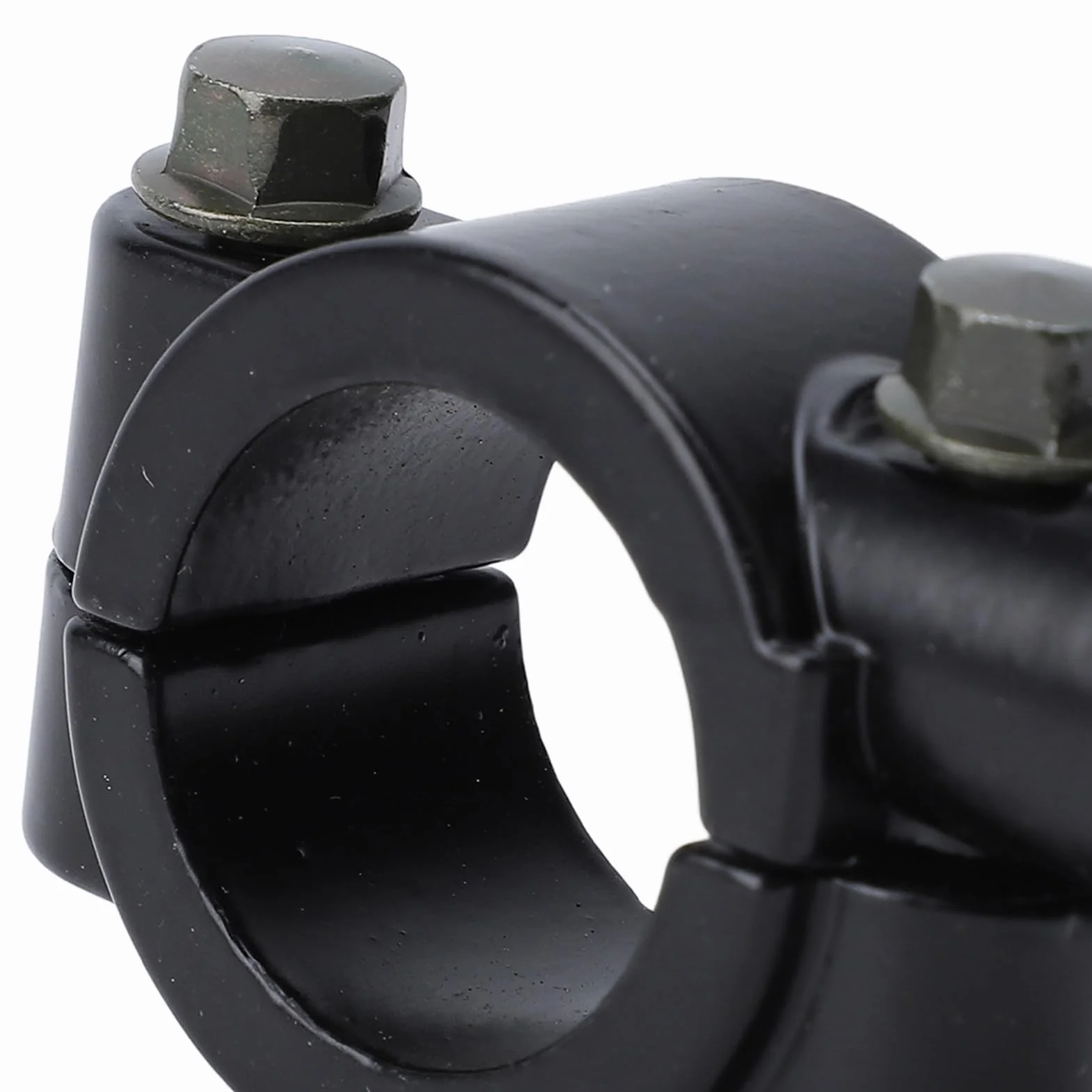 2 szt. 25mm Uniwersalna Kierownica Motocykla Uchwyt do Mocowania Lusterka Adapter Zaciskowy do Motocykli, ATV, Skuterów i Rowerów Niestandardowych (Czarny M10)