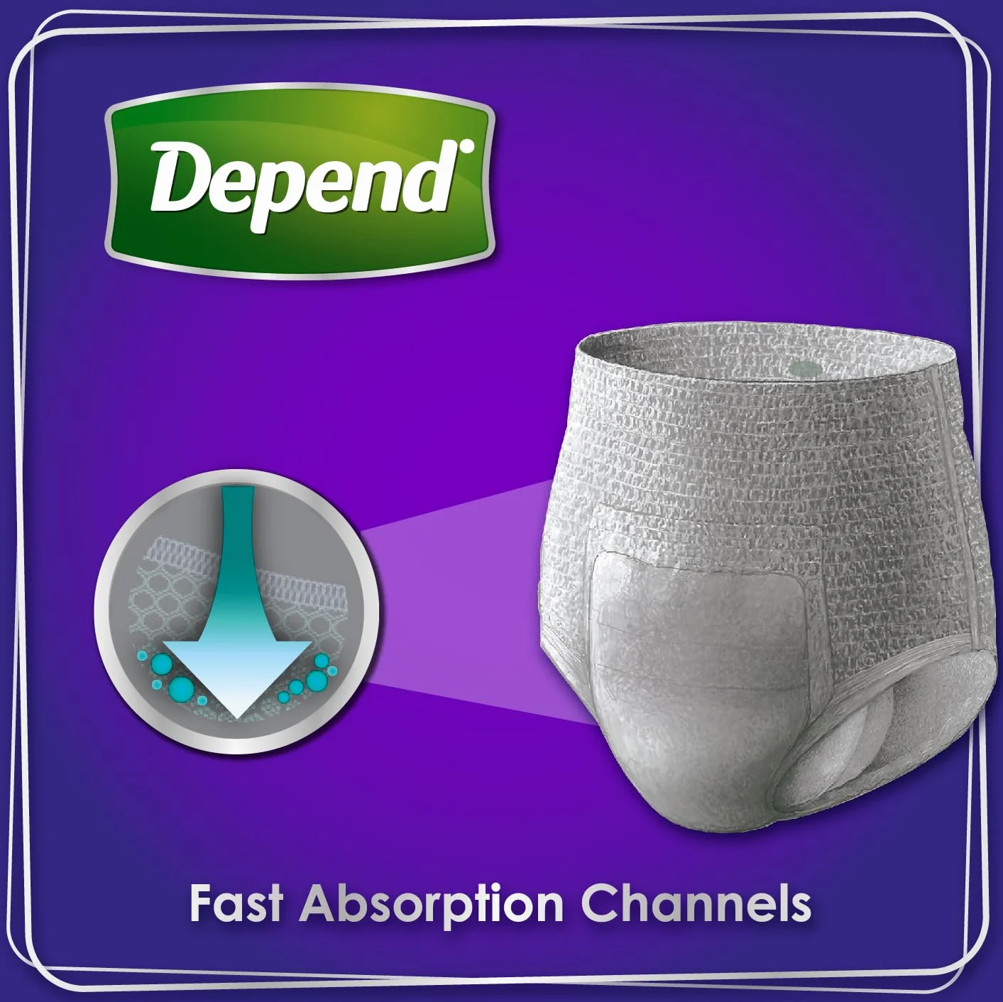 Depend Comfort Protect Bielizna na Nietrzymanie Moczu, S/M