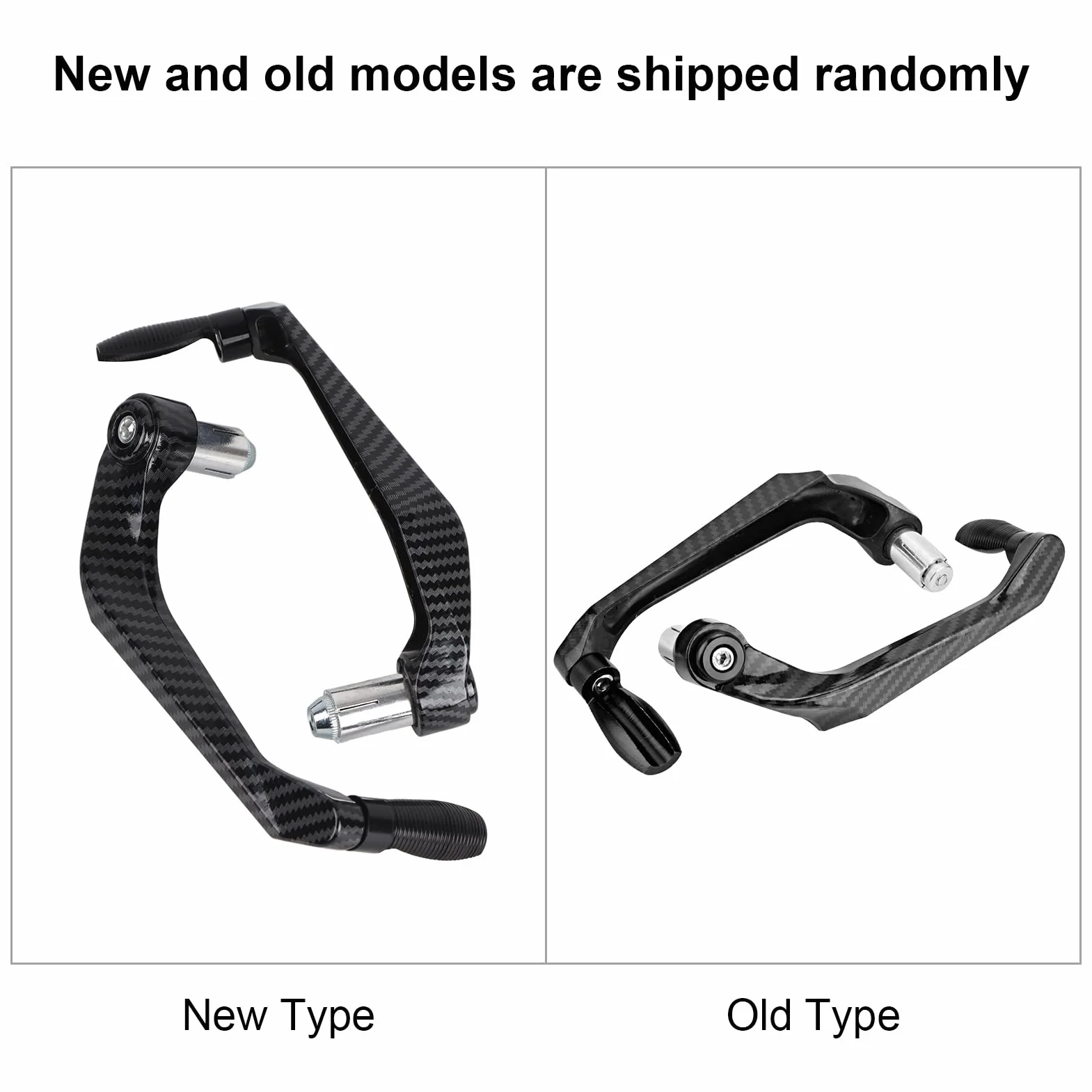 KIMISS Ochronka do kierownicy motocyklowej 7/8 cala uniwersalna, stop aluminium, czarna - osłona hamulca