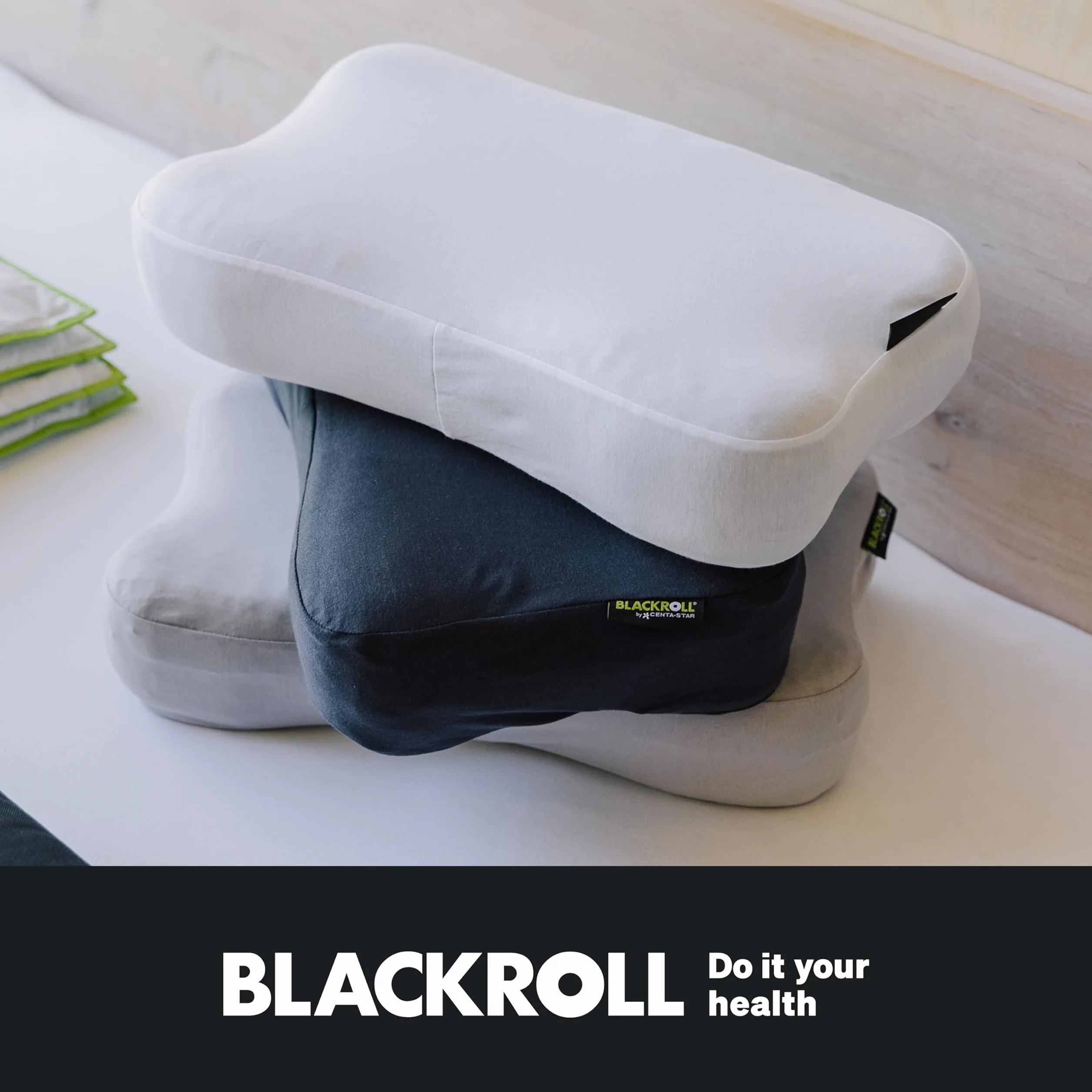 Blackroll Recovery Pillow ortopedyczna poduszka pod kark z pianki wiskozowej z pamięcią kształtu