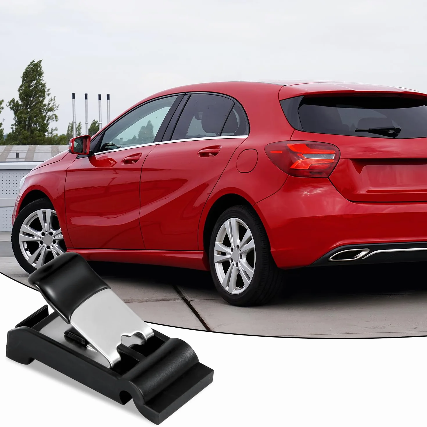 Zacisk Sprezynowy Drzwiczki Wlewu Paliwa, Sprezyna Pokrywy Drzwi Zbiornika Paliwa Wymiana Sprezyny Drzwi Wlewu Paliwa dla Toyota 2019-2022 Avalon Camry RAV4