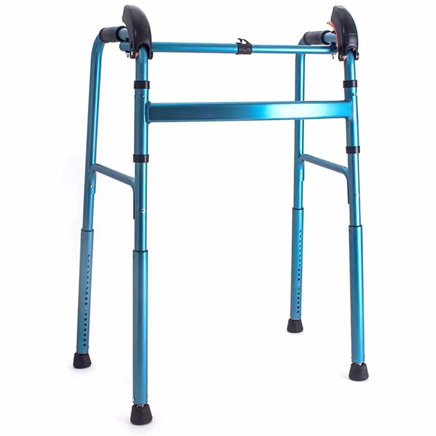 Aluminium Foldable Walking Frame Stair Climbing Aid Adjustable Height