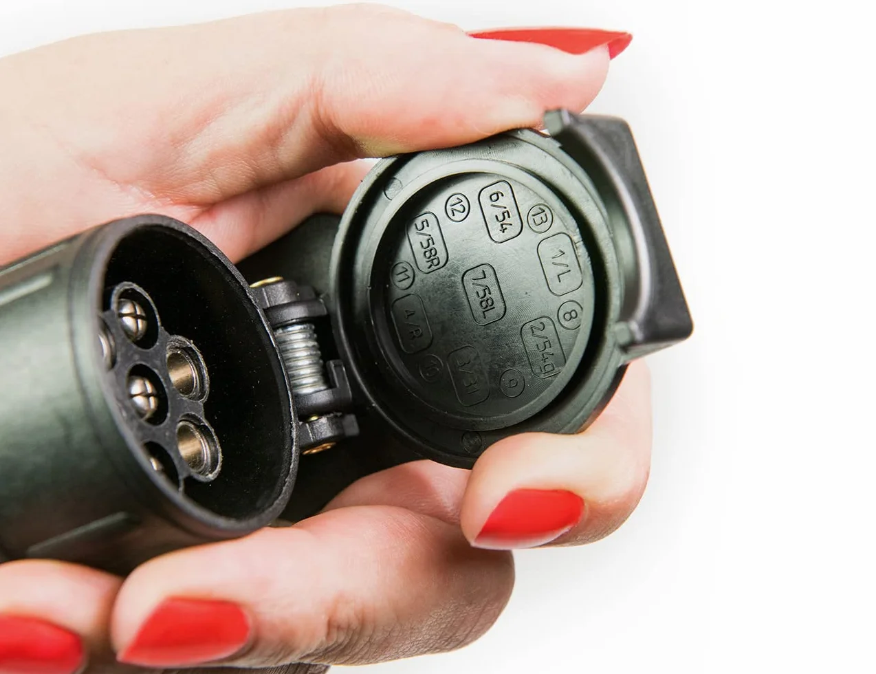 Adapter Przyczepy 13/7 Pin 1253 Web Truck - Do podłączania samochodów lub haków holowniczych z gniazdem 13-pin do przyczep z wtyczką 7-pin