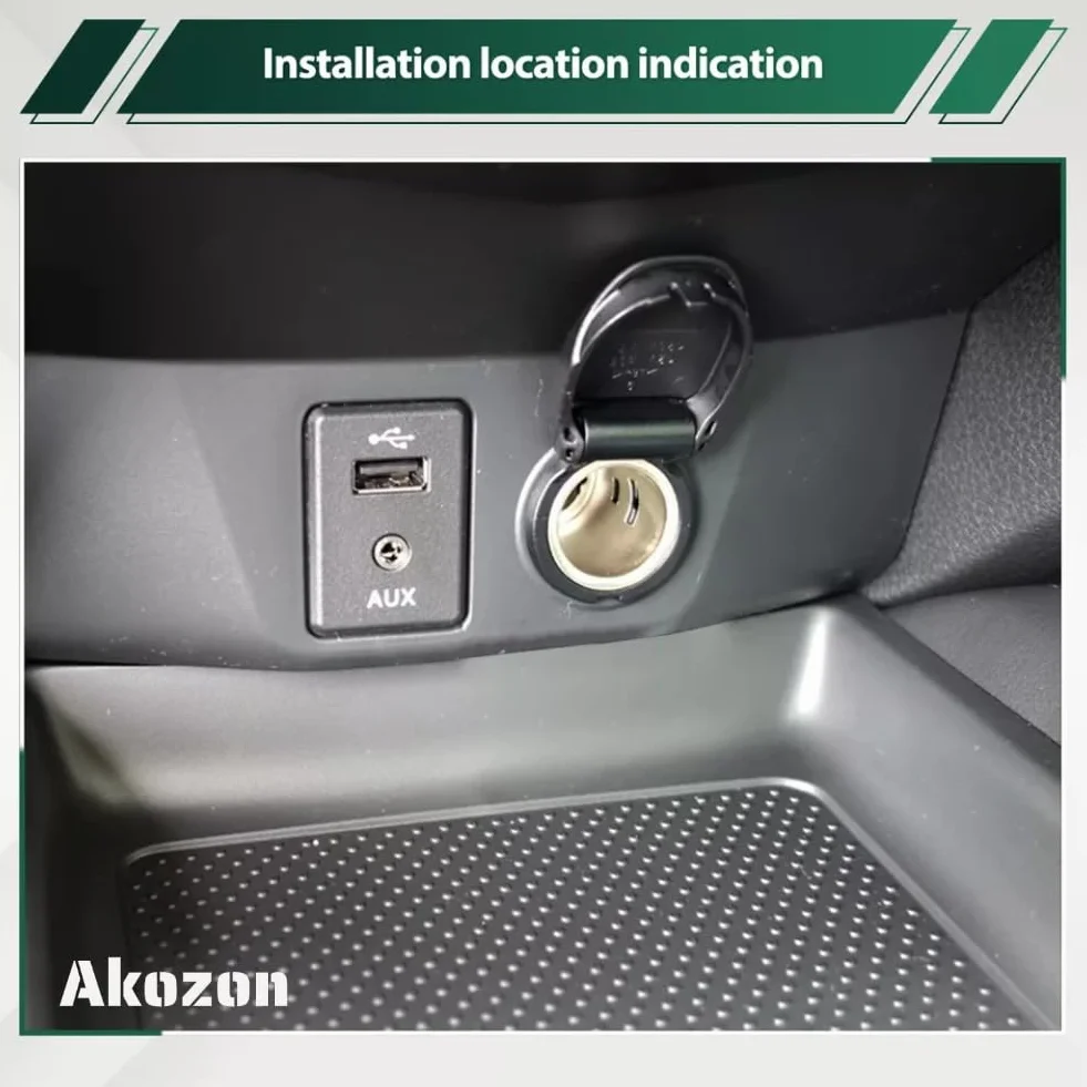 Samochodowe Gniazdo Zasilania, Akozon 253312923R Zapalniczka Samochodowa 12V 120W Gniazdo Zapalniczki Samochodowej dla dla Koleos dla Dacii