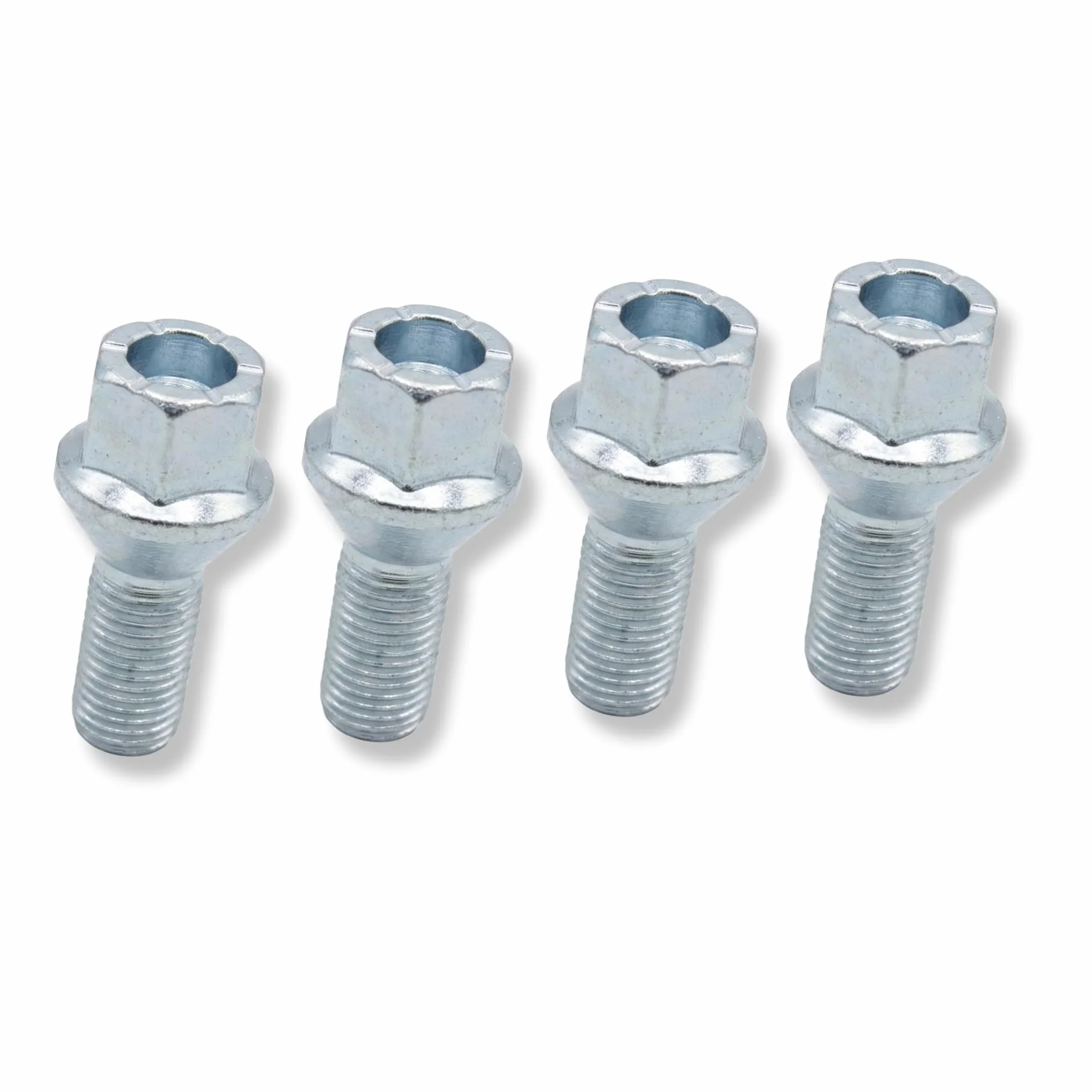 FAST FT10671 Śruby do kół M14x1,5 – 27/48 mm – Klasa wytrzymałości 10,9 – 4 sztuki – Do felg aluminiowych i stalowych