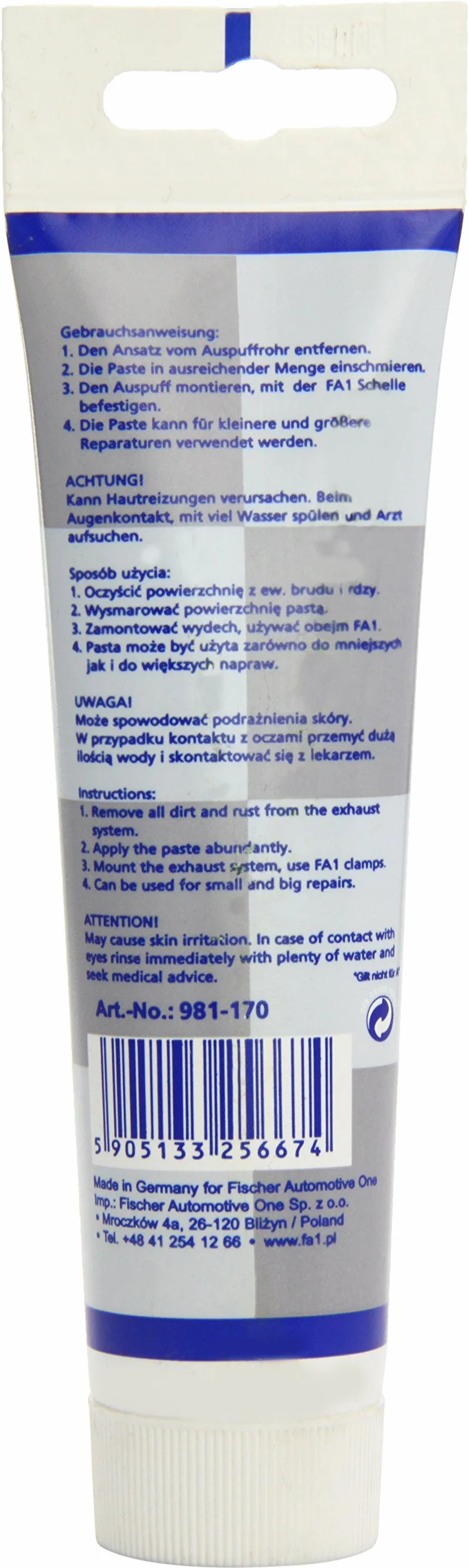 FA1 981-170 pasta montażowa