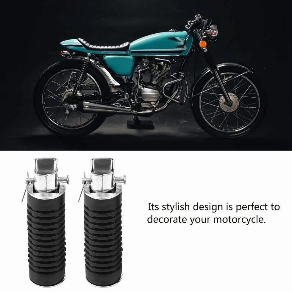 Broco Para motocyklowych podnóżków pedały do Honda CB100 CB125S CG125