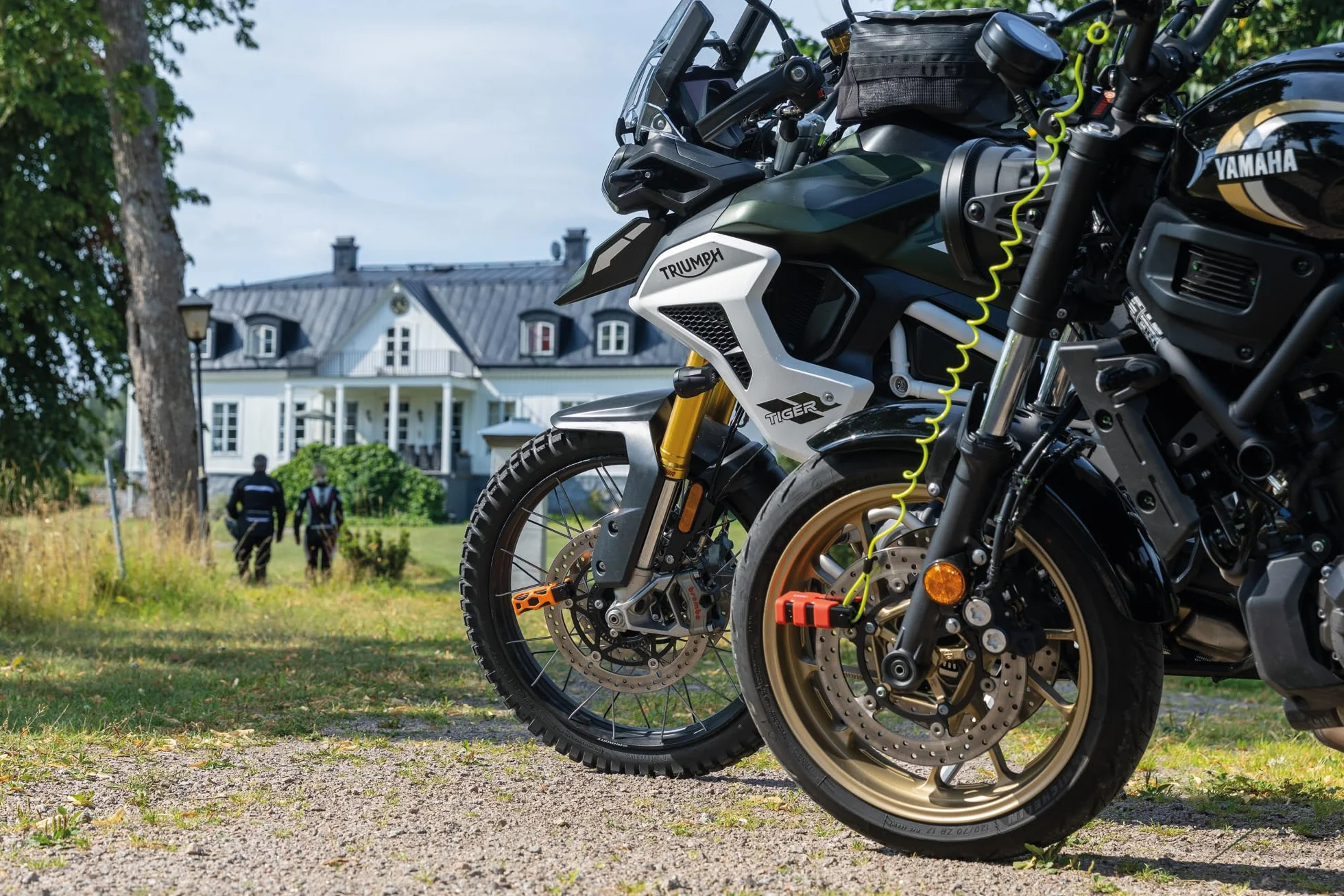 ABUS Memory Cable - linka przypominająca do wizualnego przypominania o blokadzie tarczy hamulcowej - do zabezpieczenia motocykla, żółta
