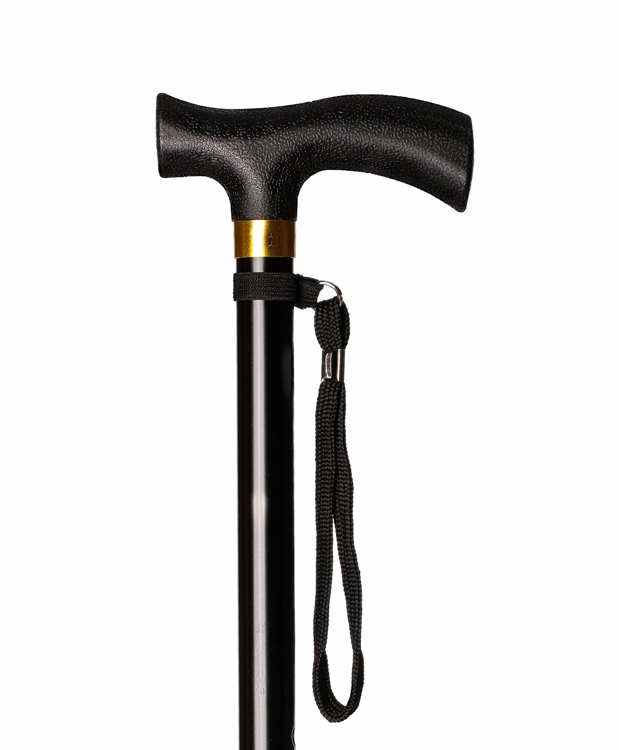 Aluminiowa laska dla seniorów regulowana wysokość 74-95cm czarna