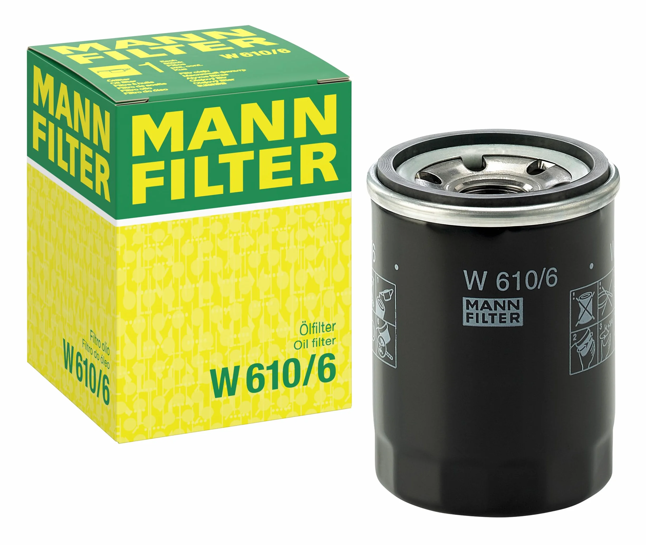 MANN-FILTER W 610/6 Filtr olejowy - do Samochody osobowe + dostawcze