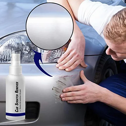 Środek do Usuwania zarysowań Samochodów Nano Spray, Usuwa Zadrapania Dzięki Nanotechnologii, Uszczelniona Powłoka Premium do Wszystkich Samochodów, łatwy w Użyciu, Wysoka (A)