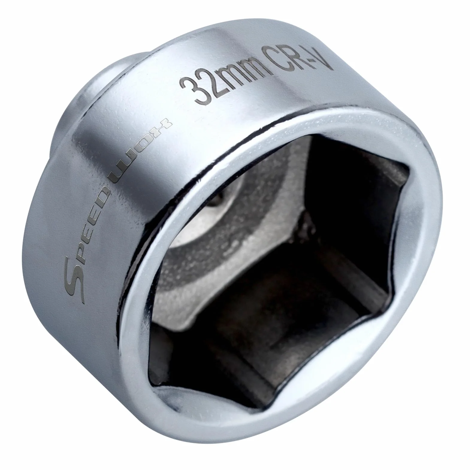 SPEEDWOX Klucz nasadowy filtra oleju 32 mm niskoprofilowy klucz do filtra oleju narzędzie do usuwania filtra oleju 6-punktowe gniazdo napęd 3/20.3 cm kompatybilny z GM, Volkswagen, Pontiac Chevrolet