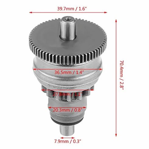 Sprzęgło Rozrusznika Bendix, Sprzęgło Rozrusznika Silnika Bendix dla GY6 49cc 50cc 139QMB Skuter Motorowery ATV