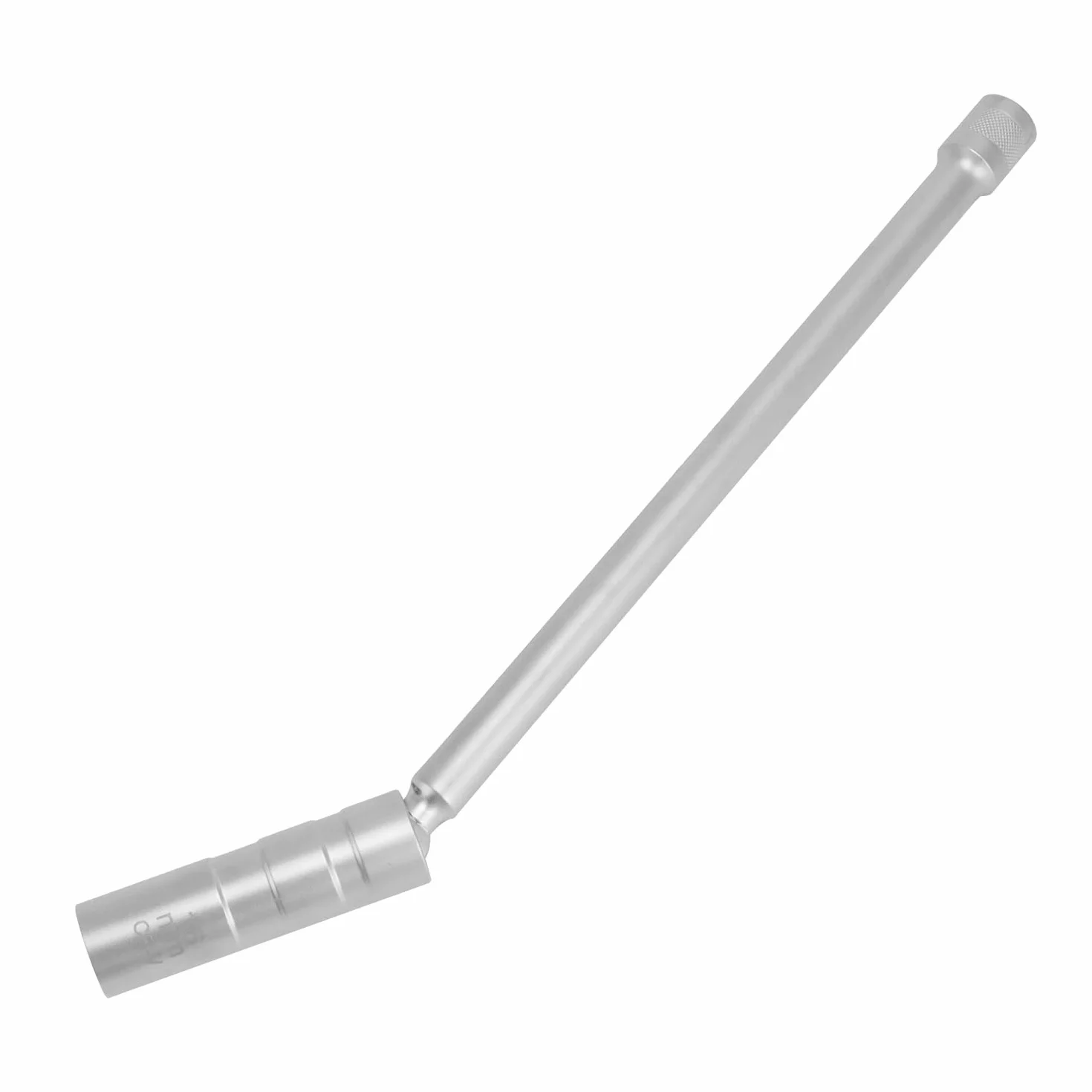 QWORK® Klucz do świecy zapłonowej 16 mm, 12 stron, 3/8", obrotowe gniazdo magnetyczne 360°, cienka ścianka i długi trzonek