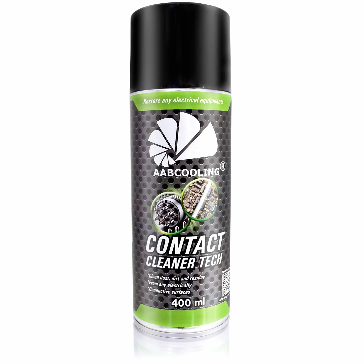 AABCOOLING Contact Cleaner 400ml – Środek do czyszczenia wnętrza auta i elektroniki – usuwa kurz, olej i zabrudzenia ze styków i przełączników – szybkoschnący spray ochronny do elektroniki