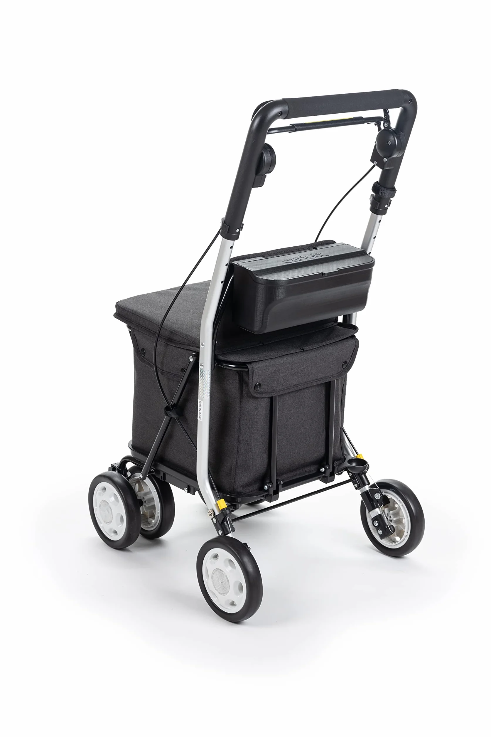 Carlett Lett800 Senior Comfort Wózek na zakupy składany 4-kołowy 29 l 15 kg czerwony