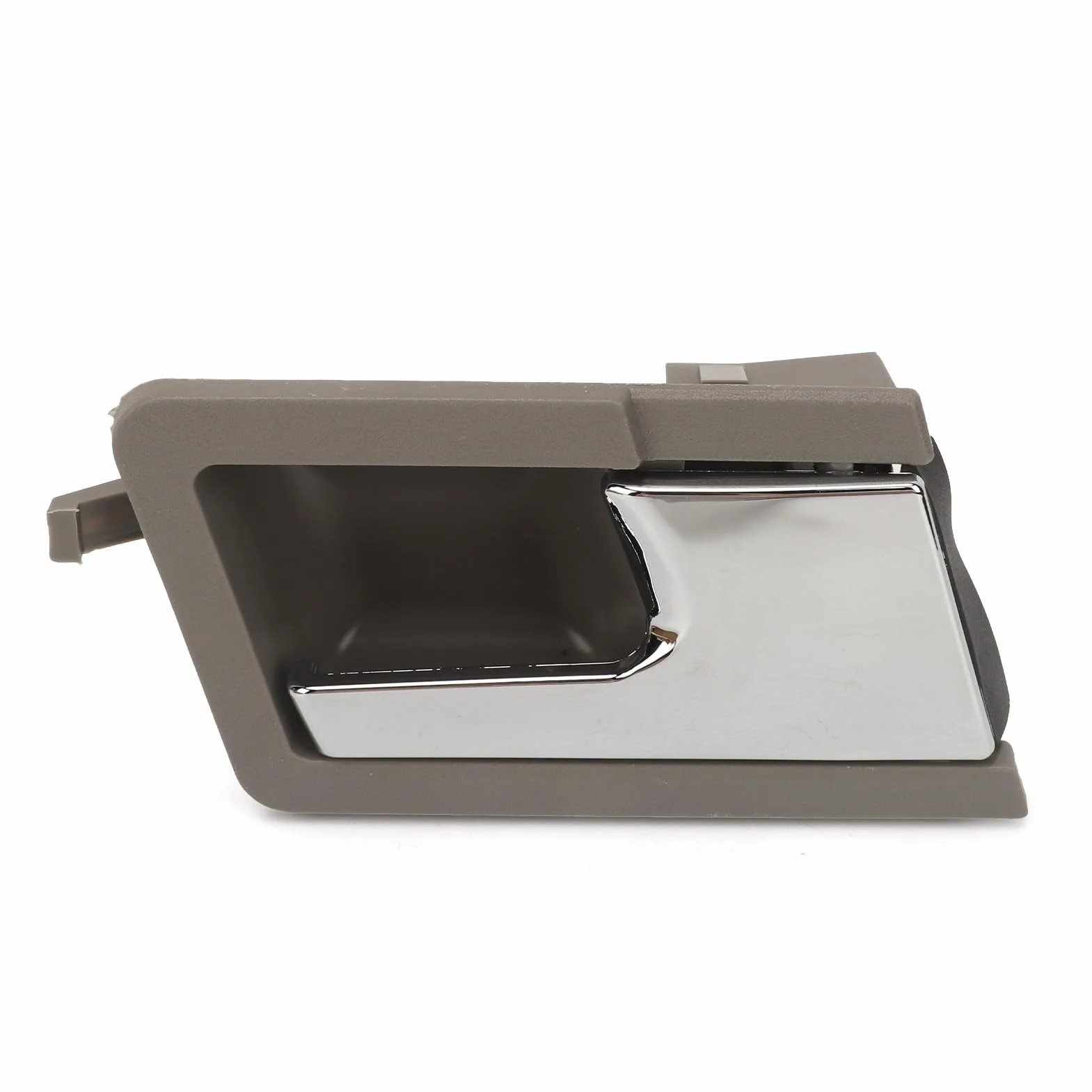 Ausla Wewnętrzna Klamka do Drzwi Samochodowych ABS Metalowa Klamka do Drzwi Samochodowych Szara Podstawa Platerowany Uchwyt Holowania Łatwa Instalacja Ergonomiczny Uchwyt Pasuje T4 IV 1990 2003 Po