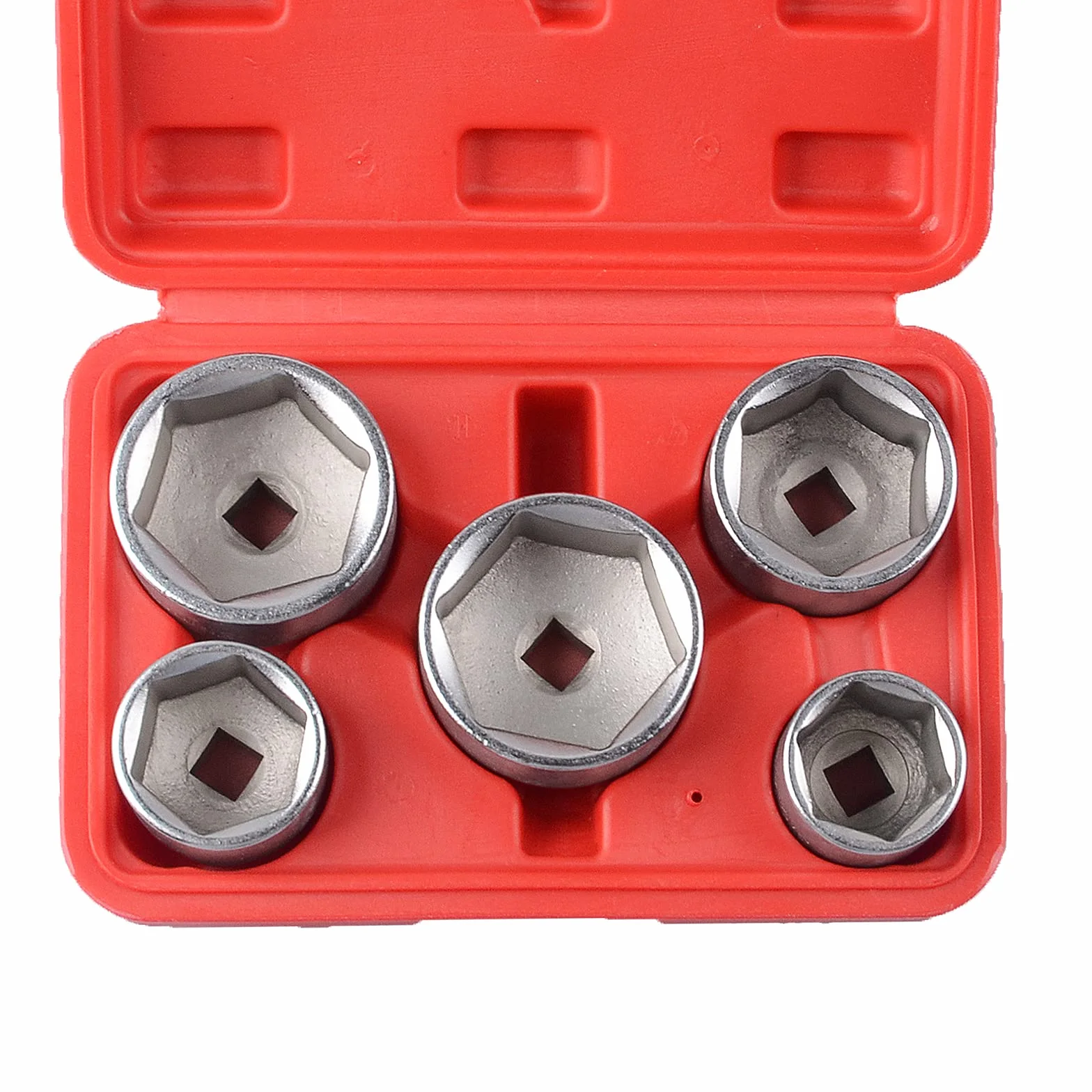 DAYUAN 5 szt. 3/20.3 cm napęd 24,27,32,36,38 mm filtr oleju klucz nasadowy zestaw Cr-V 6pt