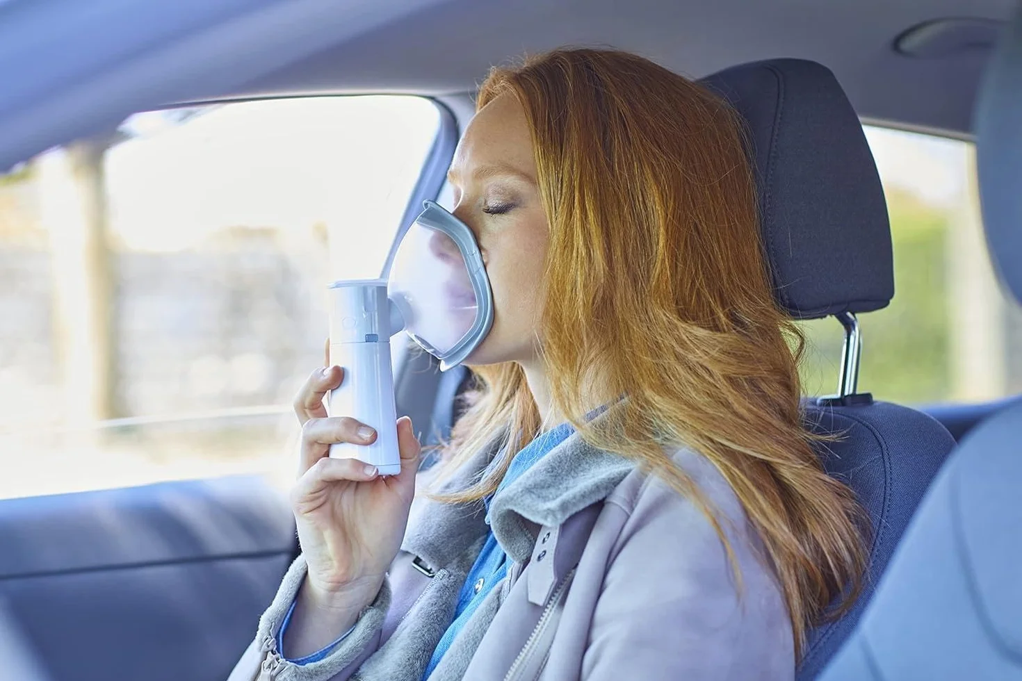 FLAEM Inhalator LightNeb P0318EM przenośny nebulizator elektroniczny VMT