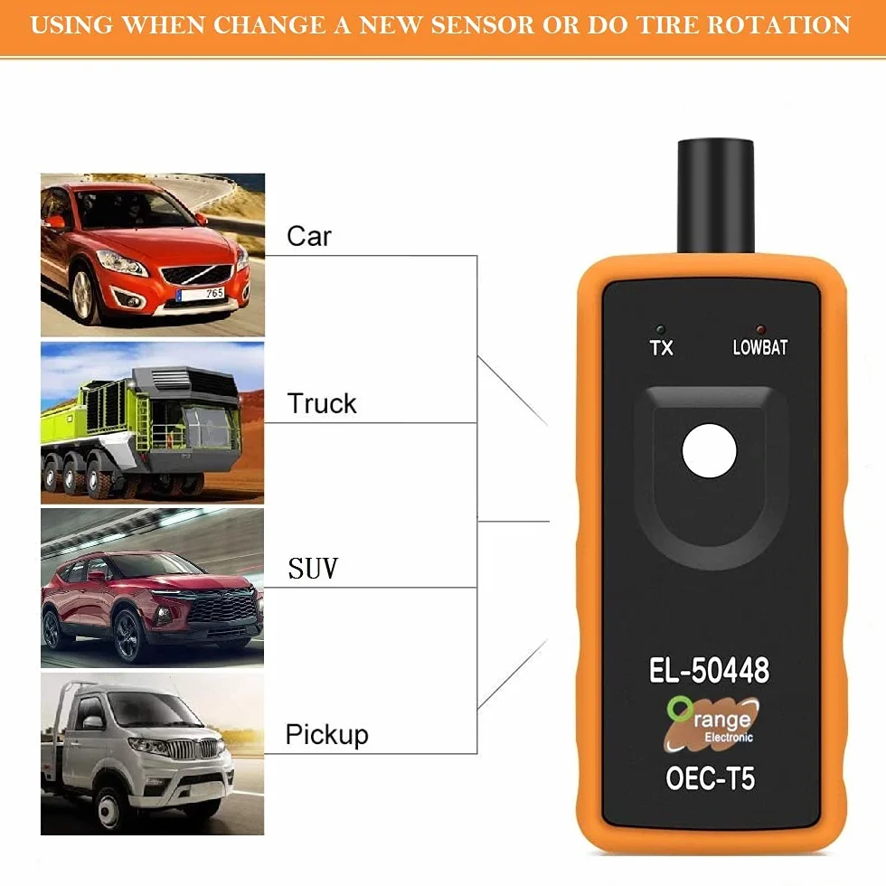 EL-50448 OEC-T5 TPMS Relearn Reset Tool GM, Narzędzia Aktywacyjne do Czujnik Układu Monitorowania Ciśnienia dla Opel