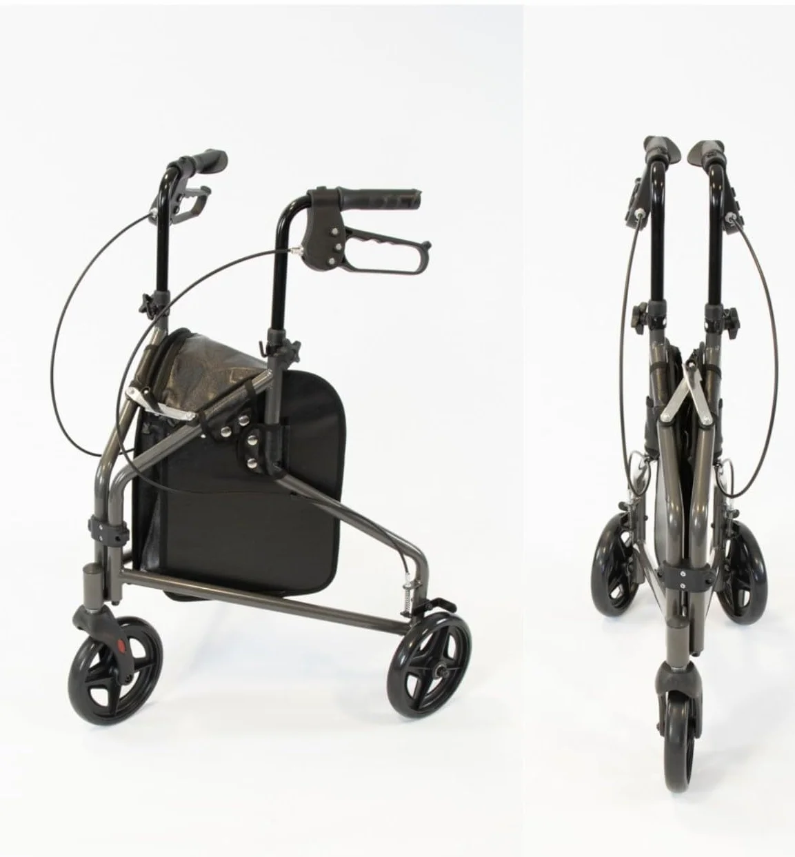 NRS 3-kołowy rollator srebrny