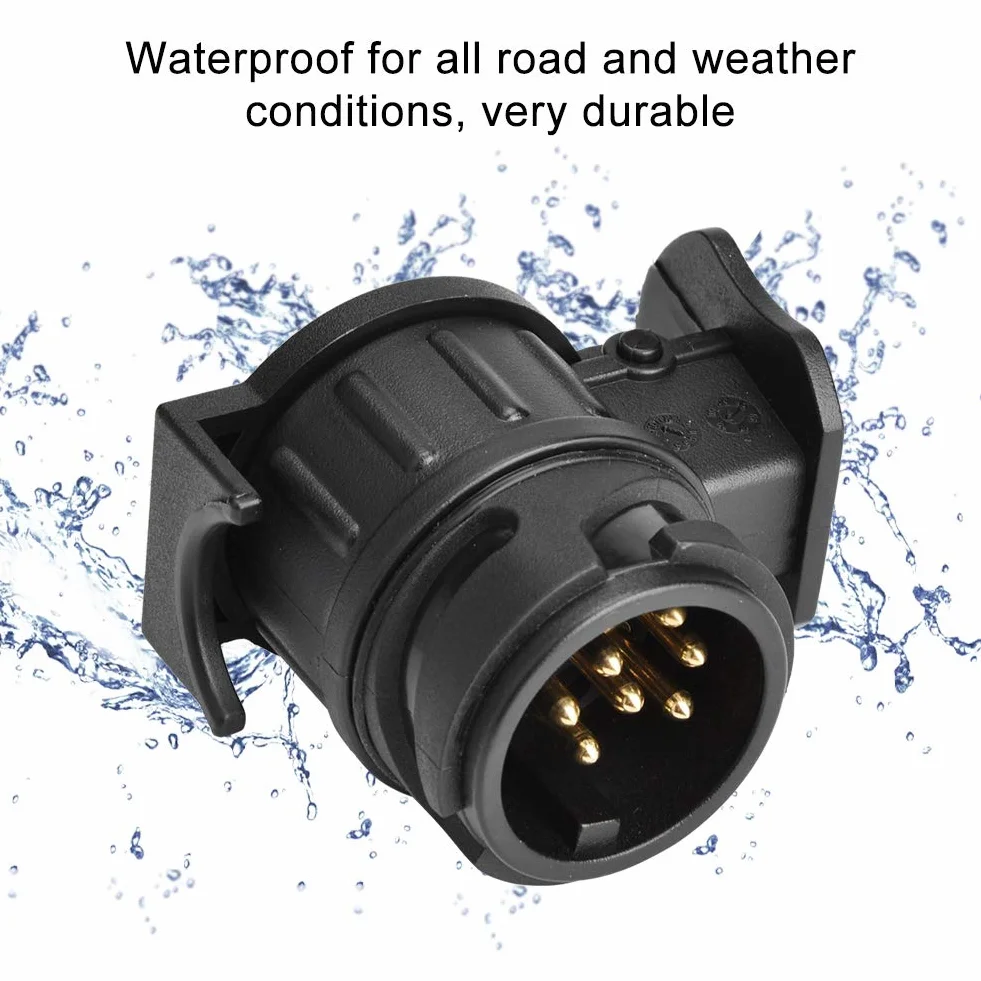 12 V 13-pinowy na 7-pinowy adapter gniazda przyczepy konwerter wtyczki do przyczepy kempingowej
