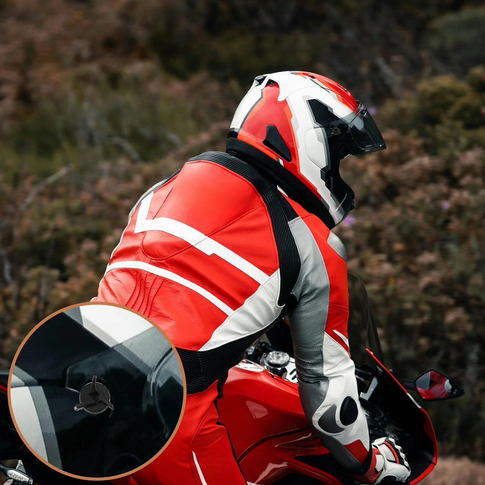 8 sztuk śrub do kasku motocyklowego, śruby do przyłbicy do kasku motocyklowego, śruby do przyłbicy do kasku motocyklowego, z gumowymi podkładkami, akcesoria do kasku motocyklowego, 8 sztuk, gumowe