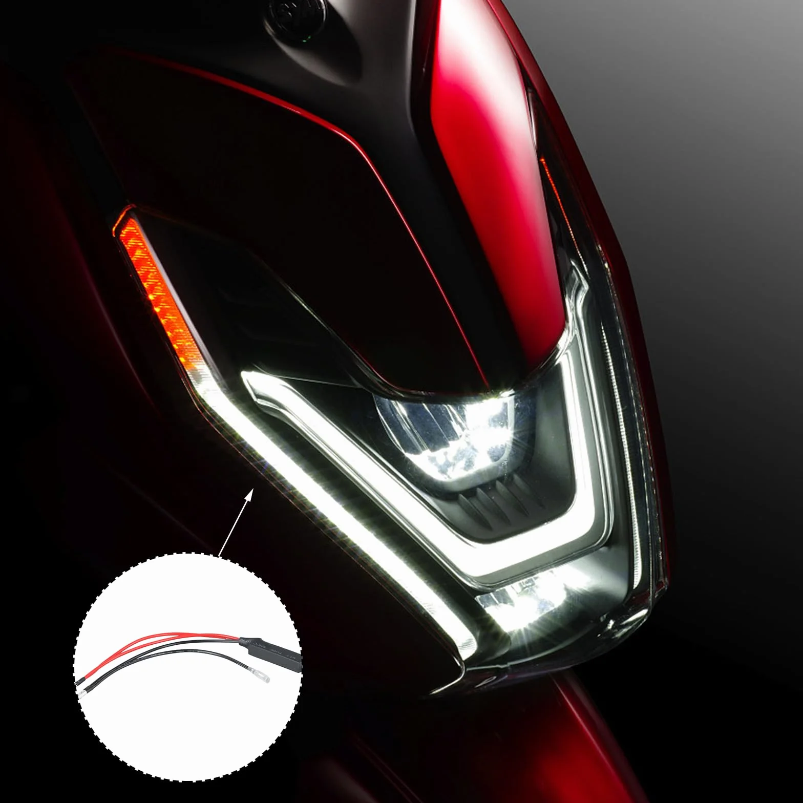 Joyan 4 sztuki rezystorów obciążenia LED, dekoder, kierunkowskaz motocyklowy, rezystory wskaźnika kierunkowskazów, adapter rezystora wskaźnika światła do motocykla i skutera, naprawa kontrolera błysku