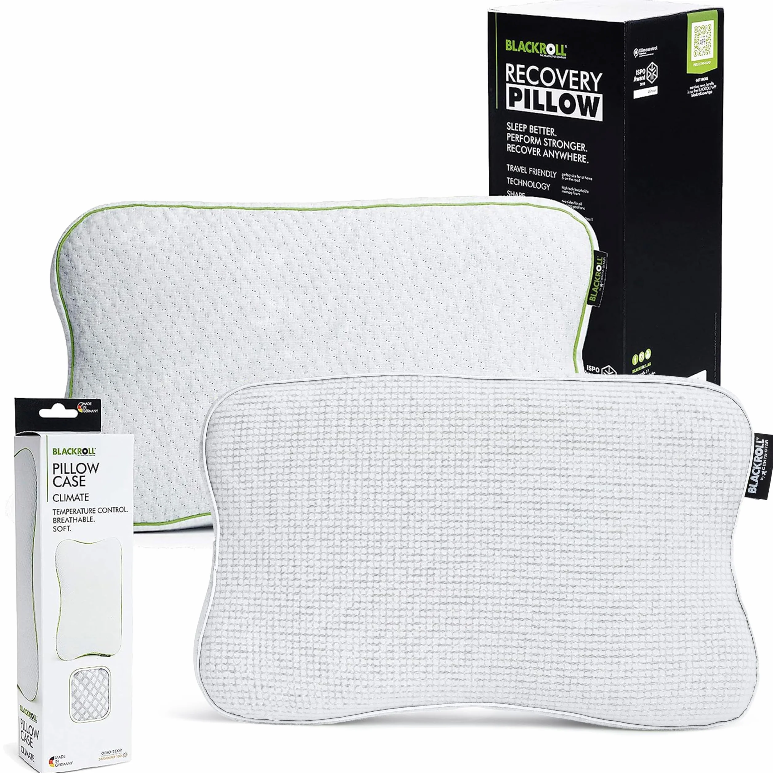 Blackroll Recovery Pillow ortopedyczna poduszka pod kark z pianki wiskozowej z pamięcią kształtu