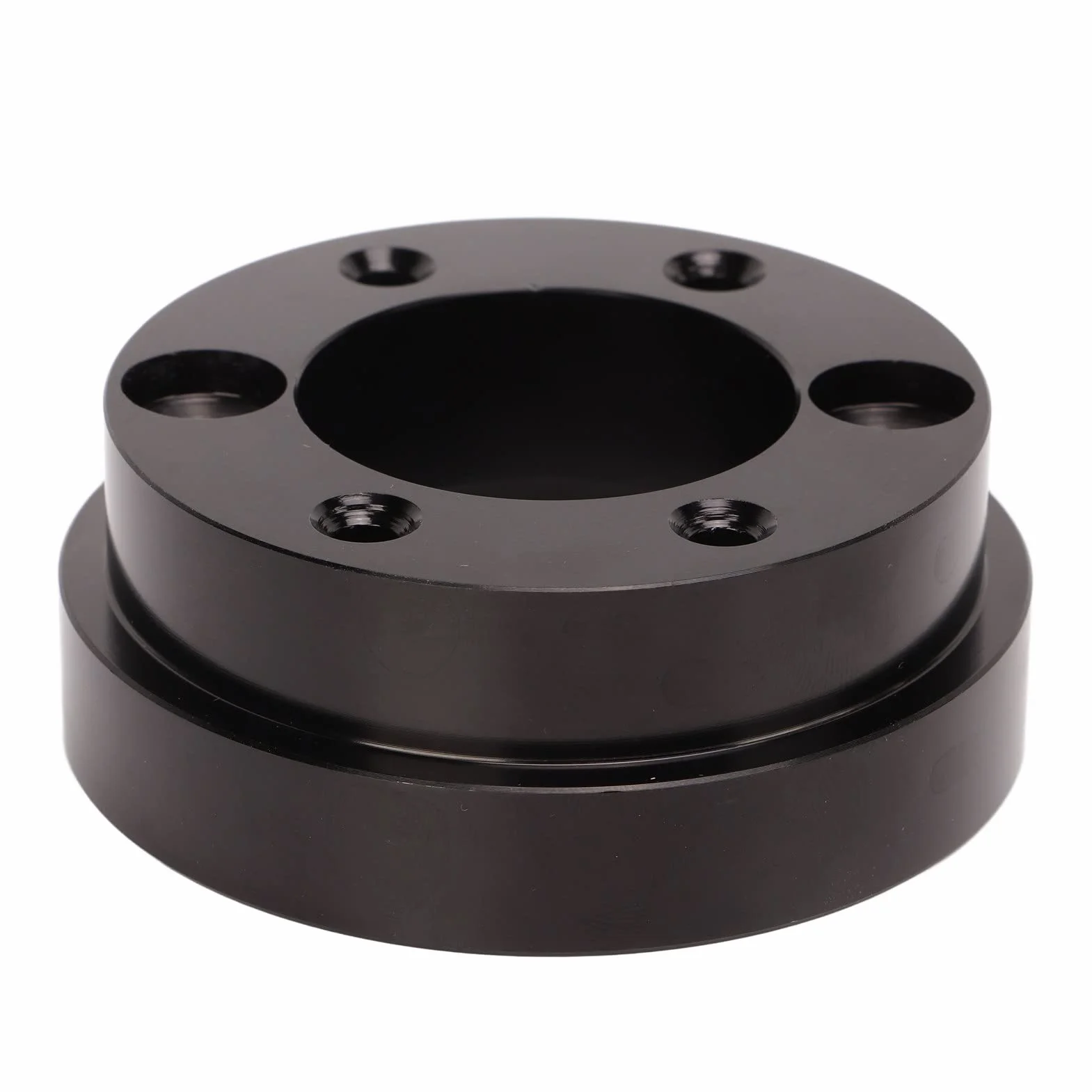 Adapter Piasty Kierownicy 70 Mm, Adapter Kierownicy ze Stopu Aluminium z 6 śrubami i 2 Kluczami Sześciokątnymi Montaż Samochodu CNC do G25 G27 G29 G920 13 14 Cali, Zestaw Szybkiego