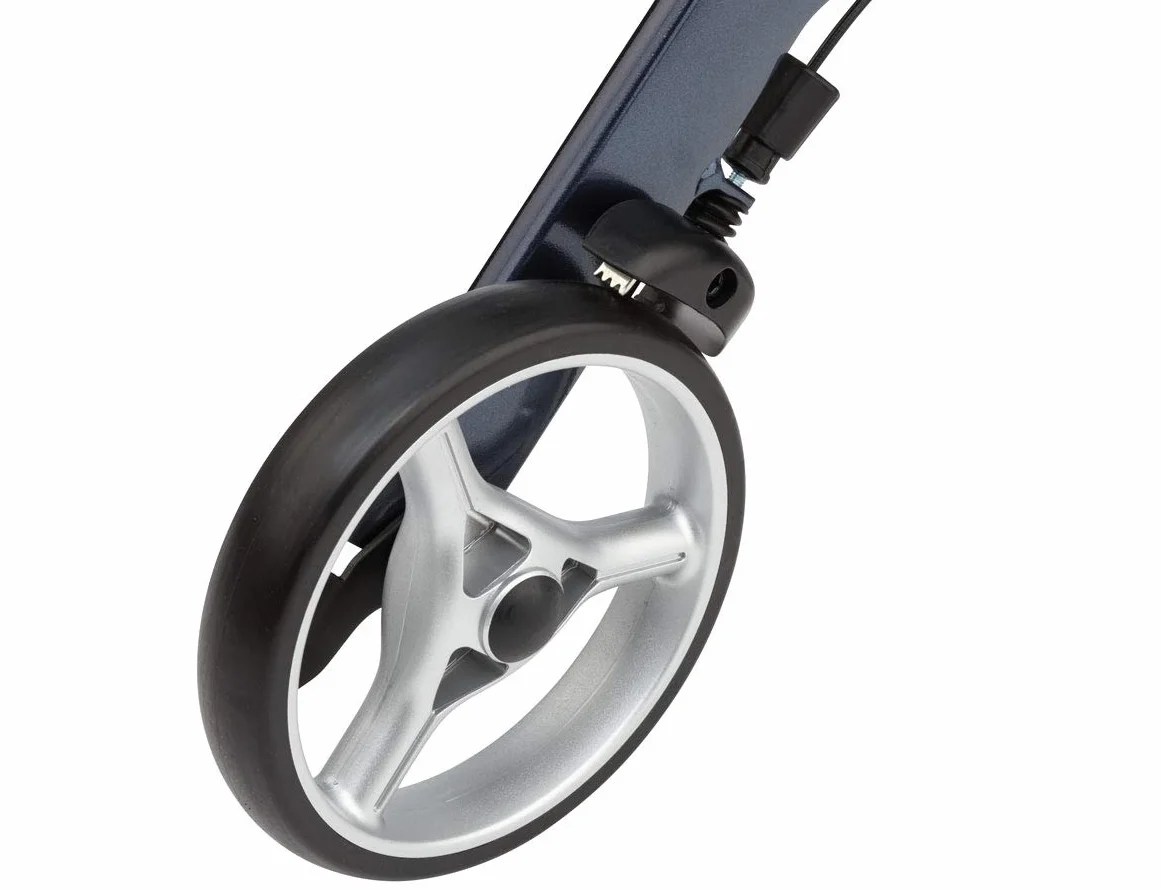 Bischoff & Bischoff Alevo aluminiowy chodzik składany SH 58,5 cm rollator z siedziskiem niebieski