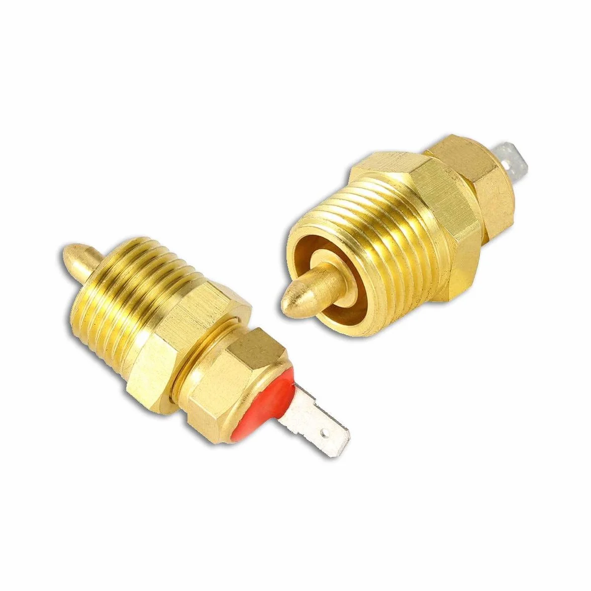 Thermostat-Temperaturschalter mit 3/8-Zoll-Rohrgewinde, 185 bis 175 Grad Elektromotor Kühlventilator Thermostat Temperatursensor Schalter, passend für 25,4 cm / 30,5 cm / 35,6 cm / 40,6 cm Lüfter